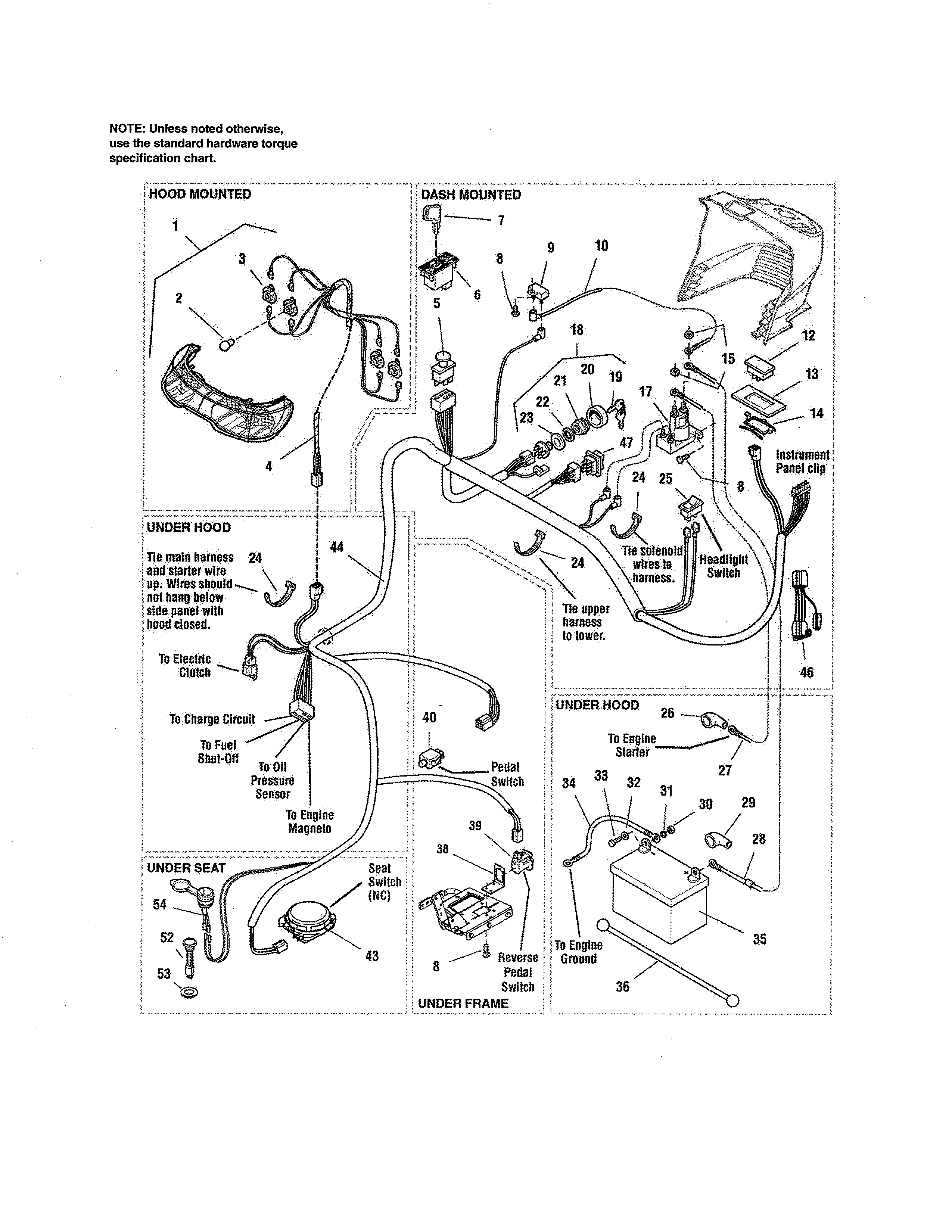 Craftsman 107250050 electrical diagram