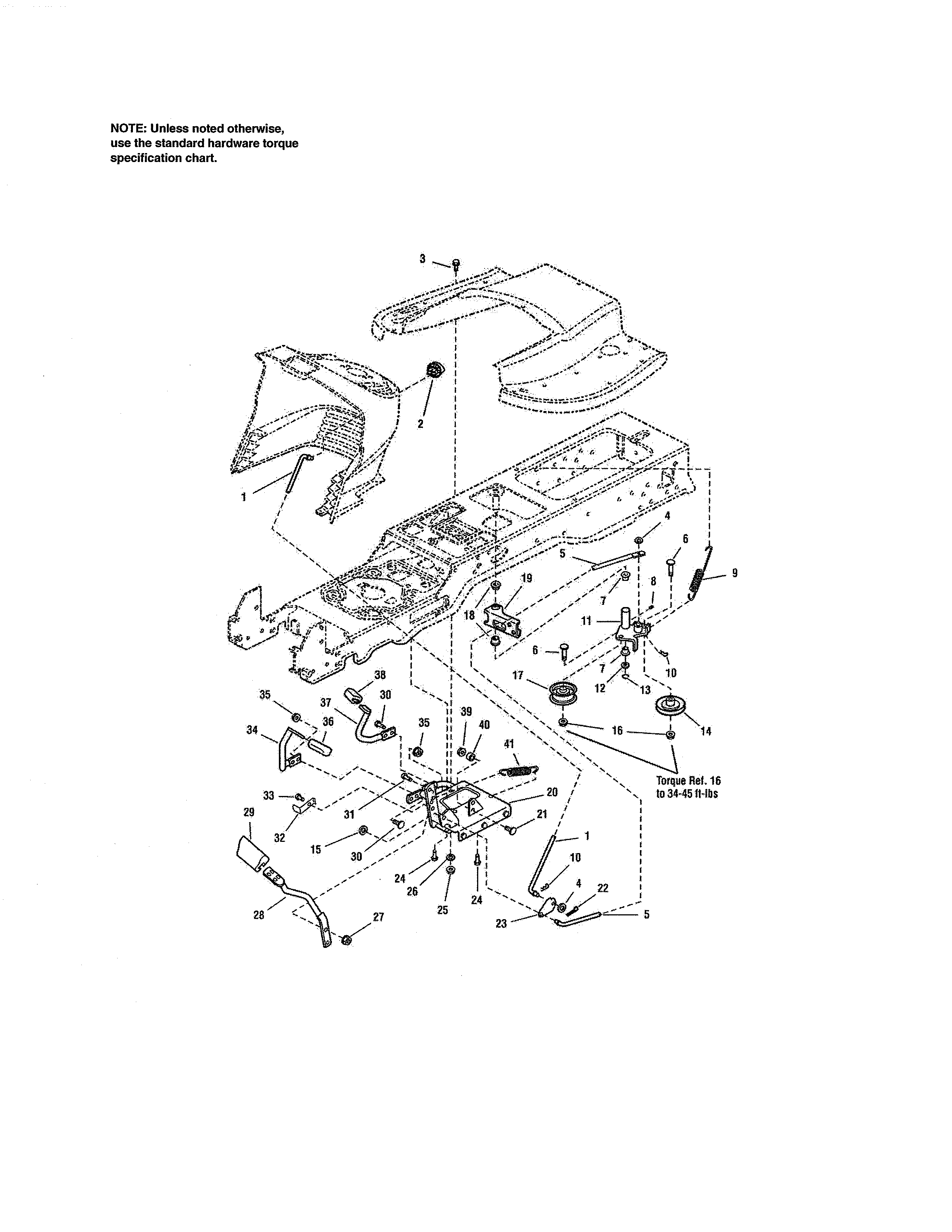 Craftsman 107250050 controls diagram
