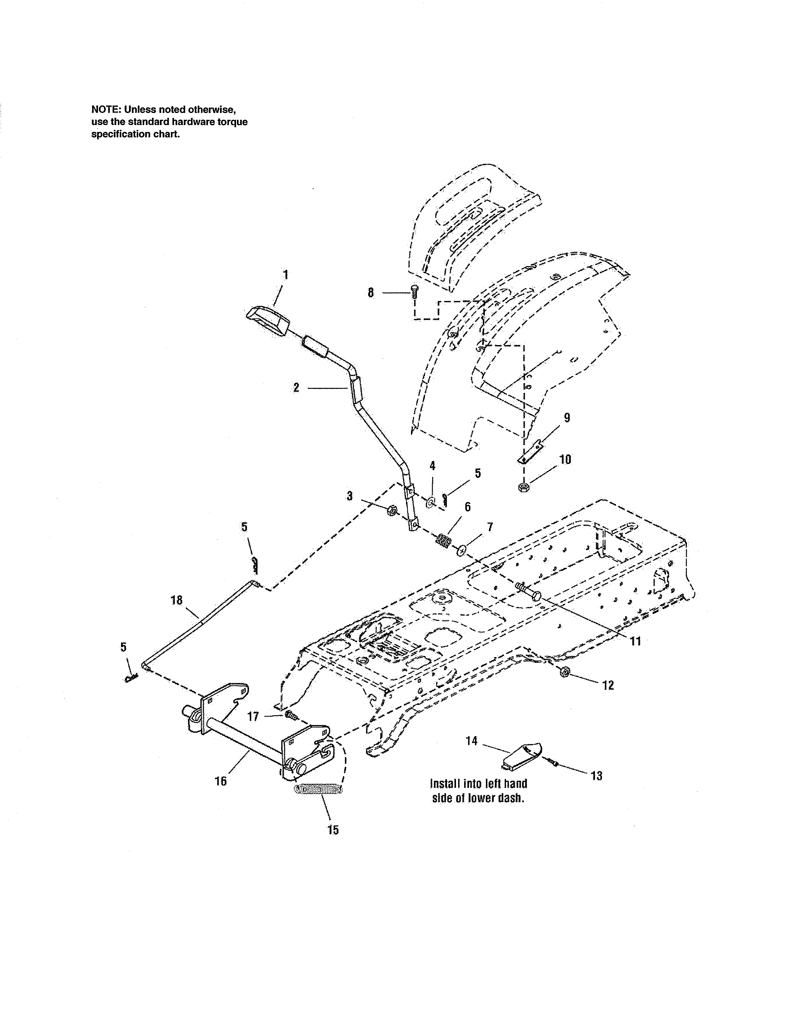 Craftsman 107250050 lift - manual diagram