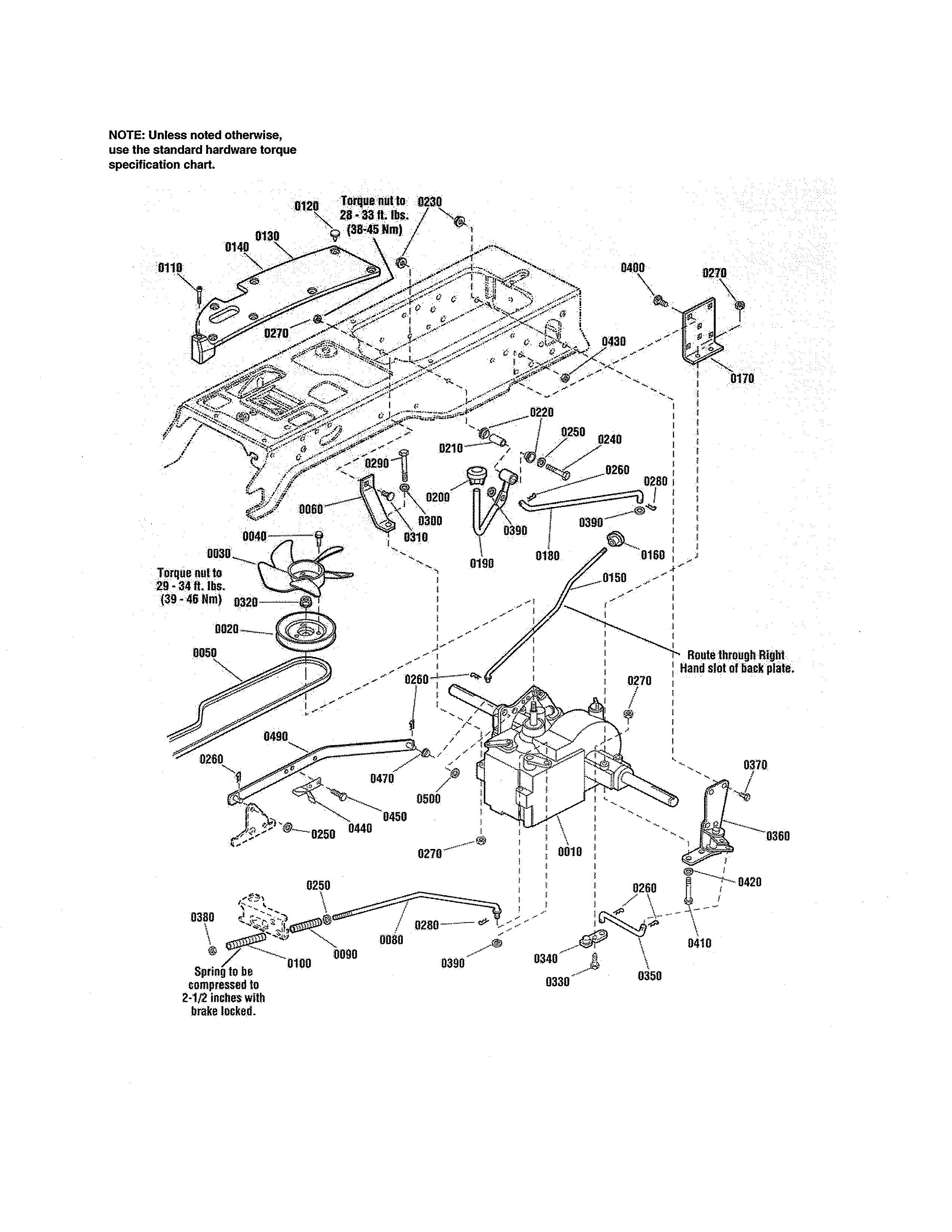 Craftsman 107250060 transmission diagram