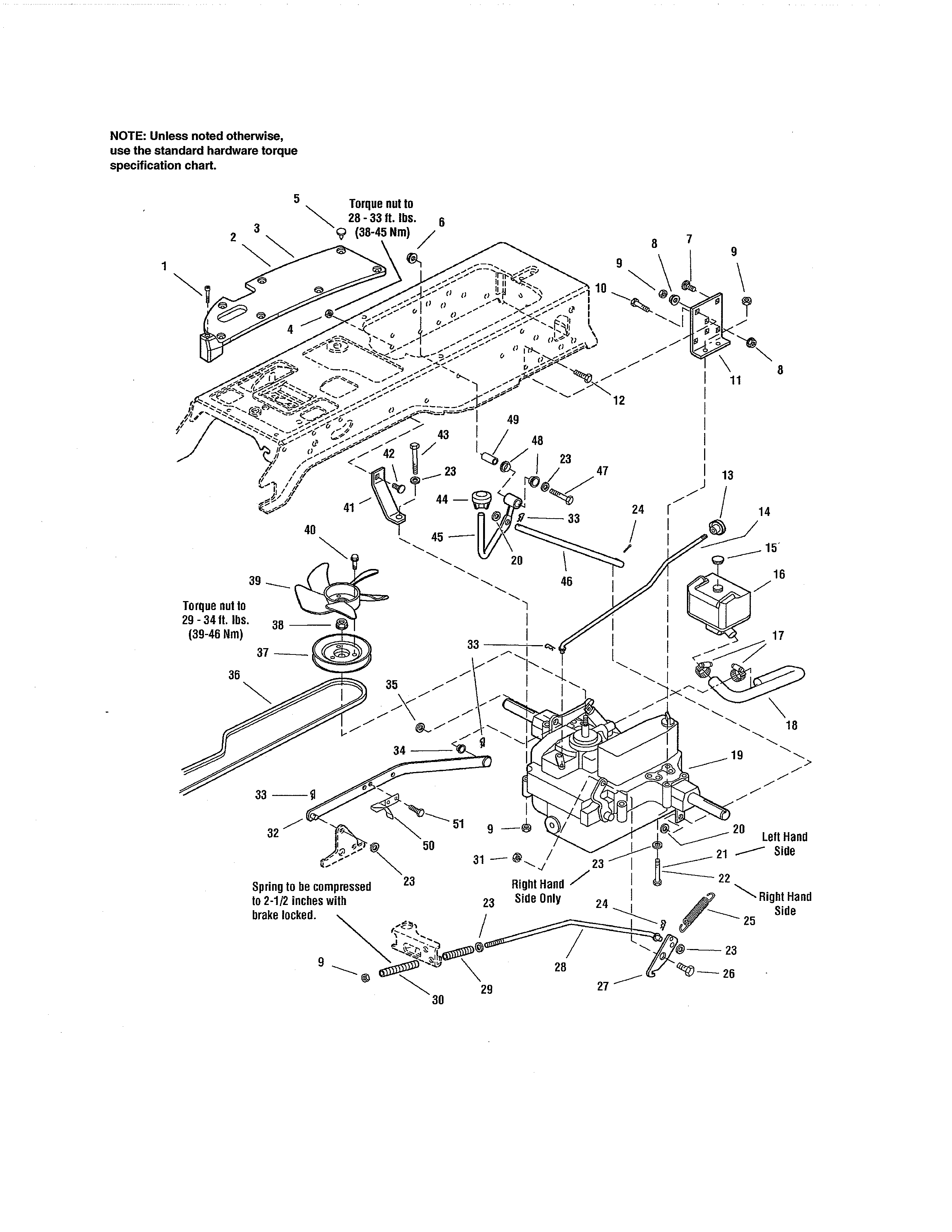 Craftsman 107250070 transmission diagram