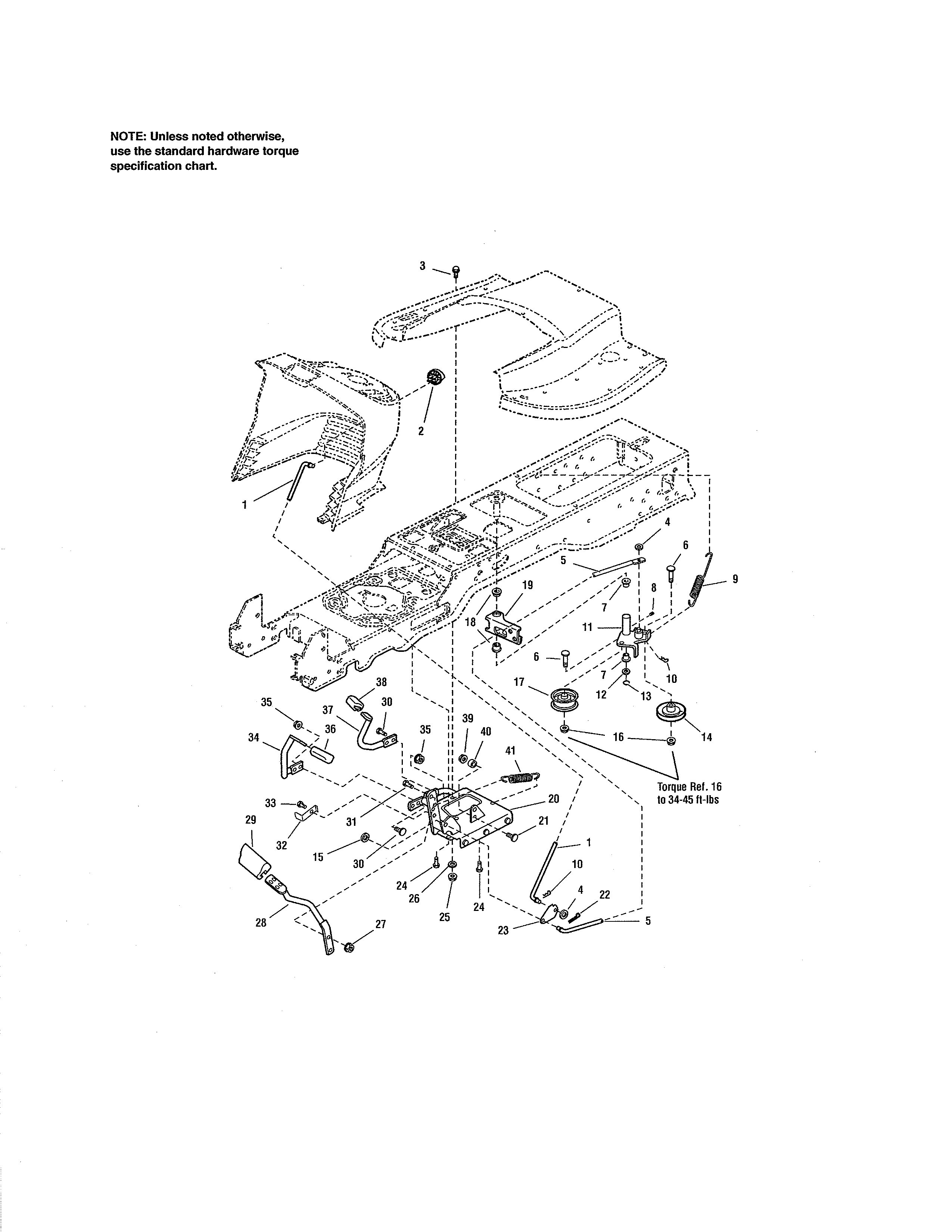 Craftsman 107250070 controls diagram