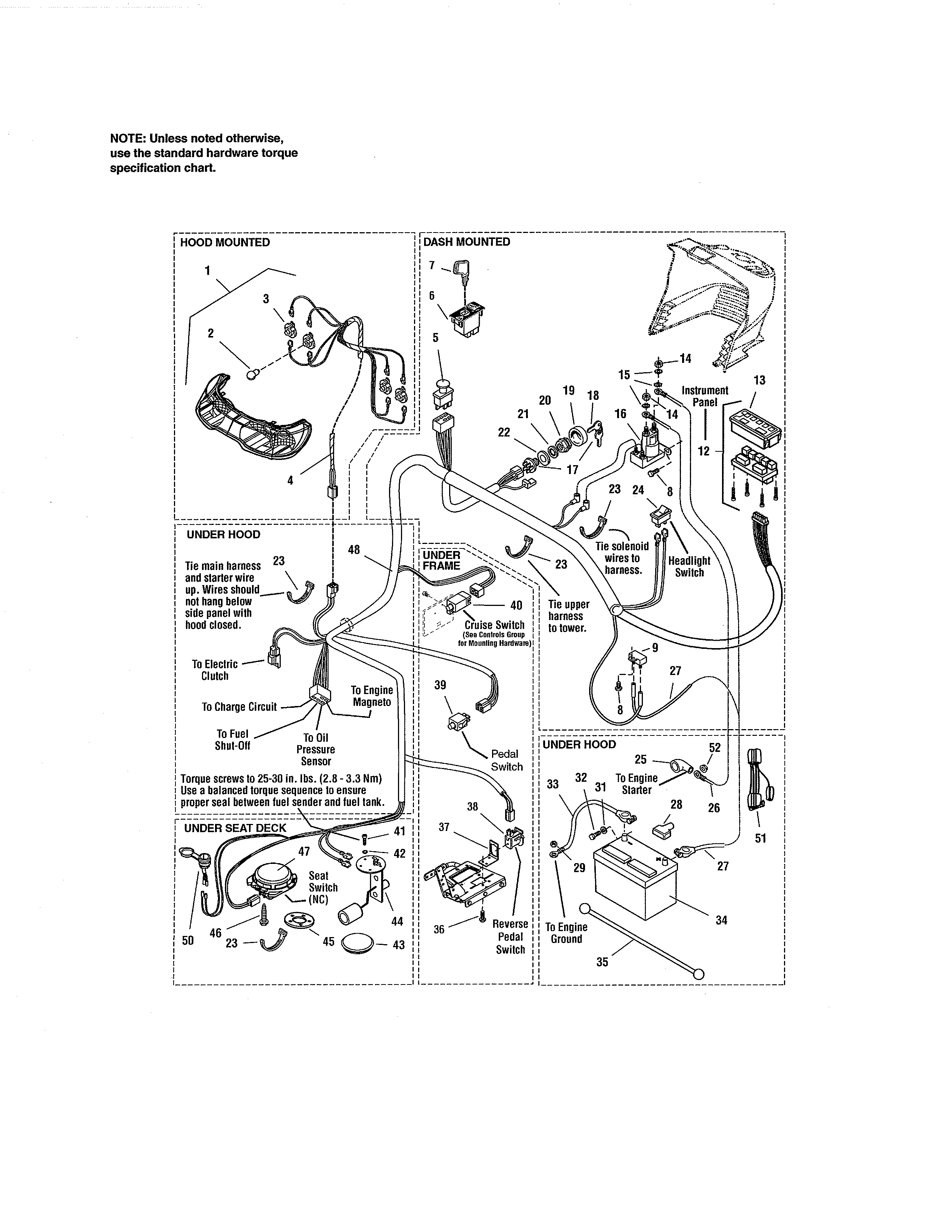 Craftsman 107250070 electrical diagram