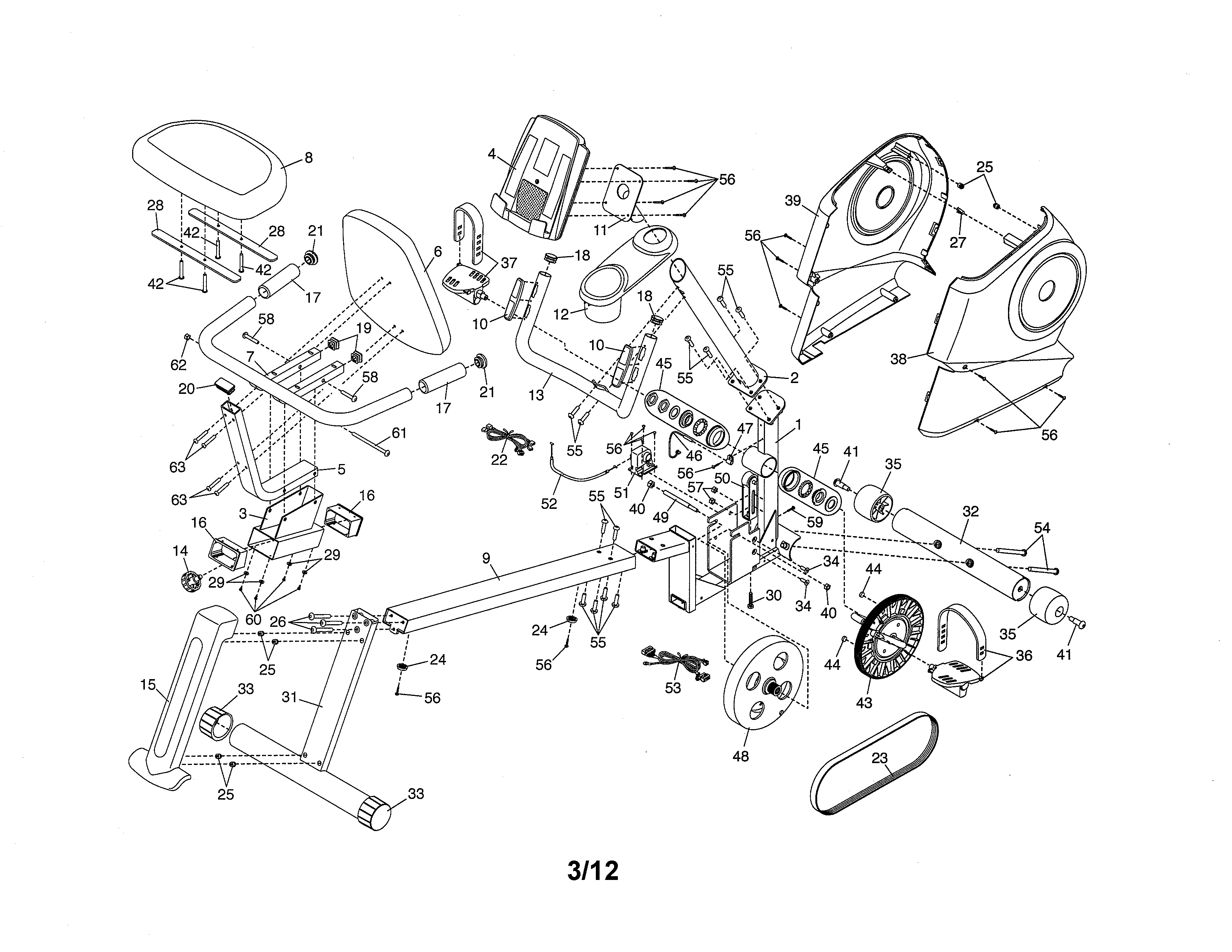 Proform 831219423 cycle diagram