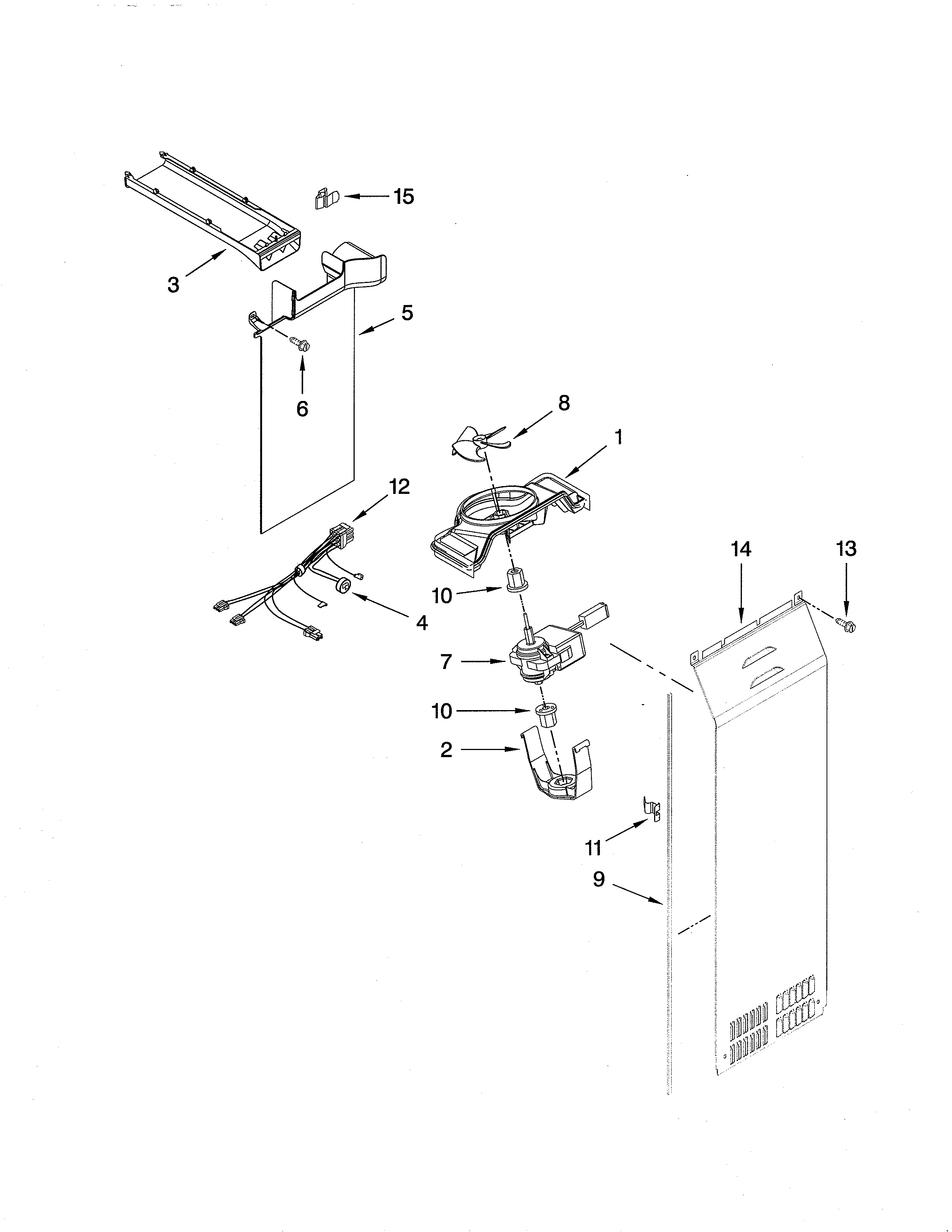 Whirlpool GSC25C4EYY02 air flow diagram