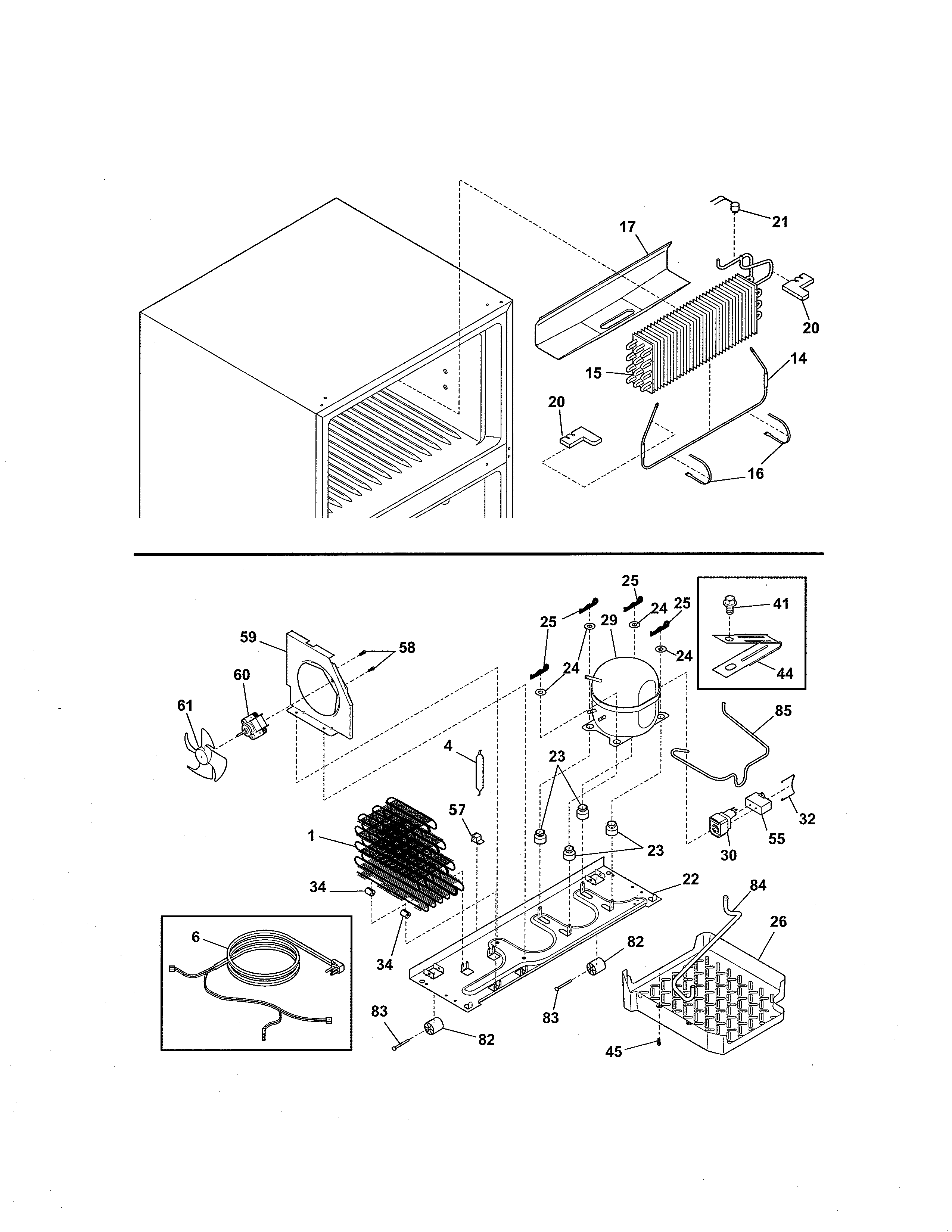 Kenmore 25367872505 system diagram
