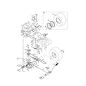 Craftsman 247289050 transmission/wheel assembly diagram