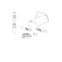 Poulan BVM200FE TYPE 1 vac tubes & bag diagram