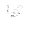 Poulan P325 (ROW) TYPE 2 vac tubes & bag diagram