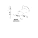 Weed Eater W325 TYPE 1 vac tubes & bag diagram