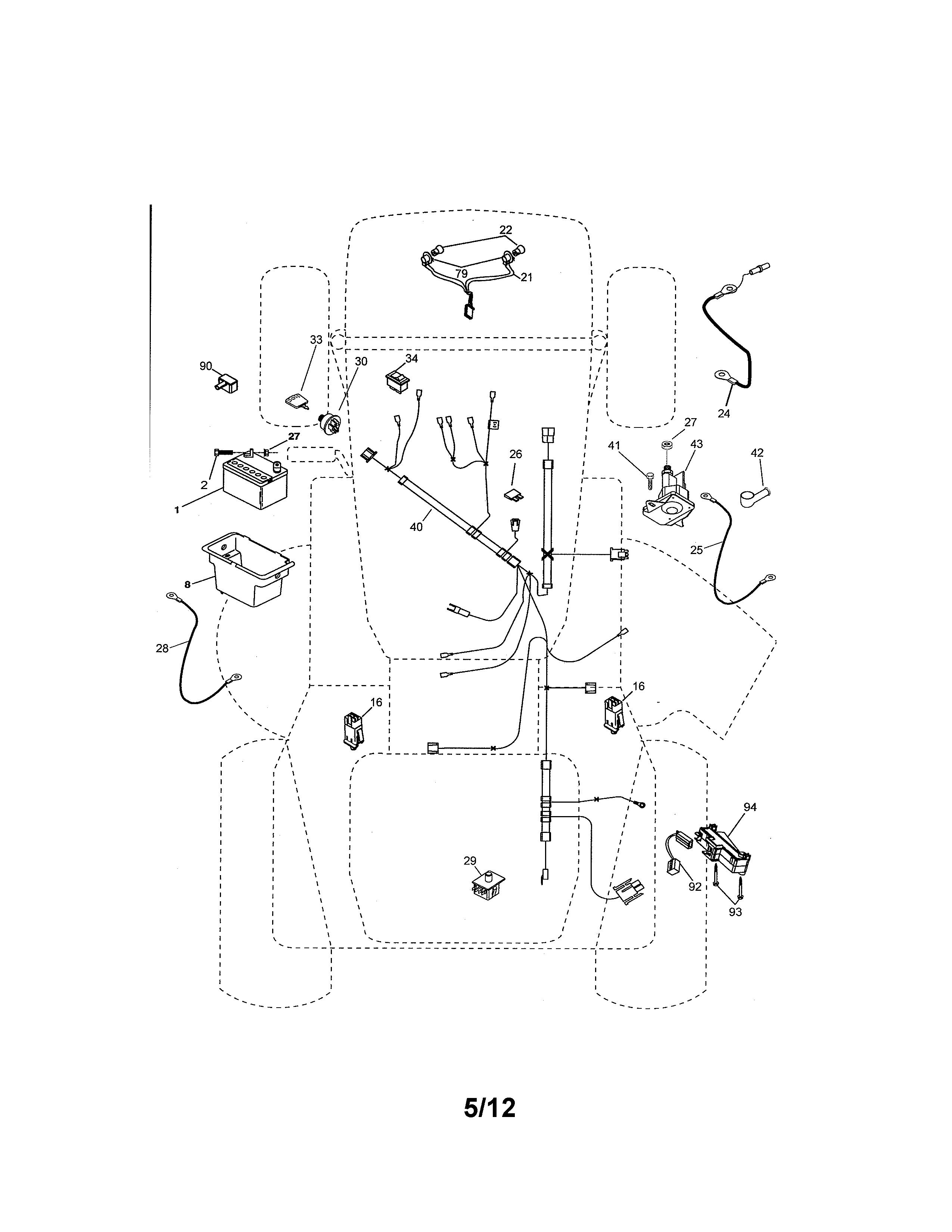 Craftsman 917280151 electrical diagram