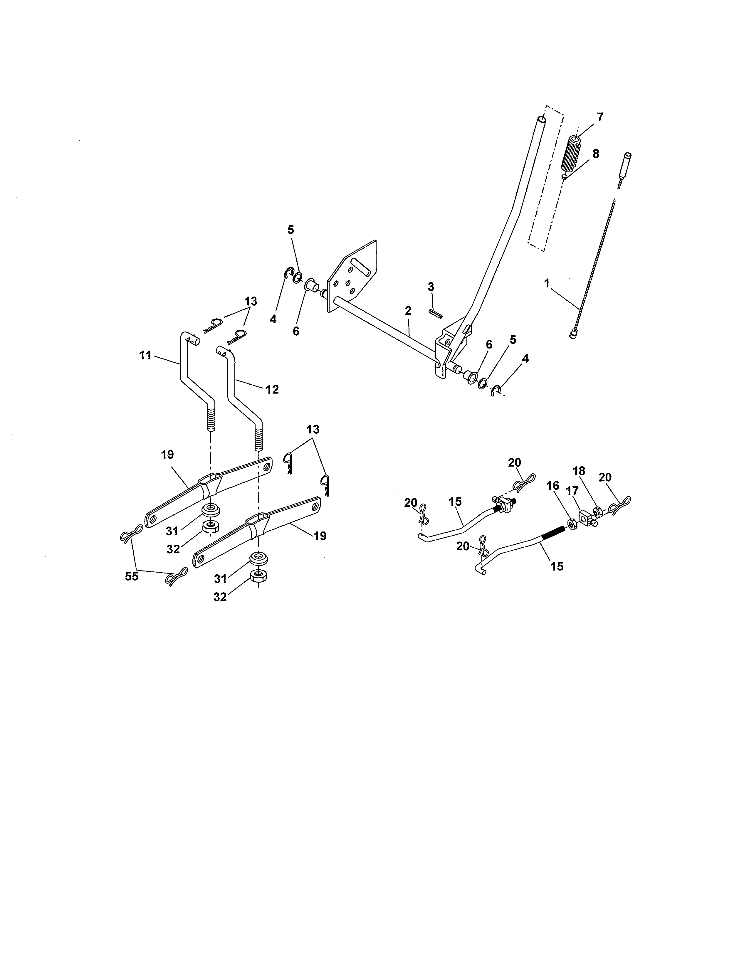 Craftsman 917280151 lift diagram