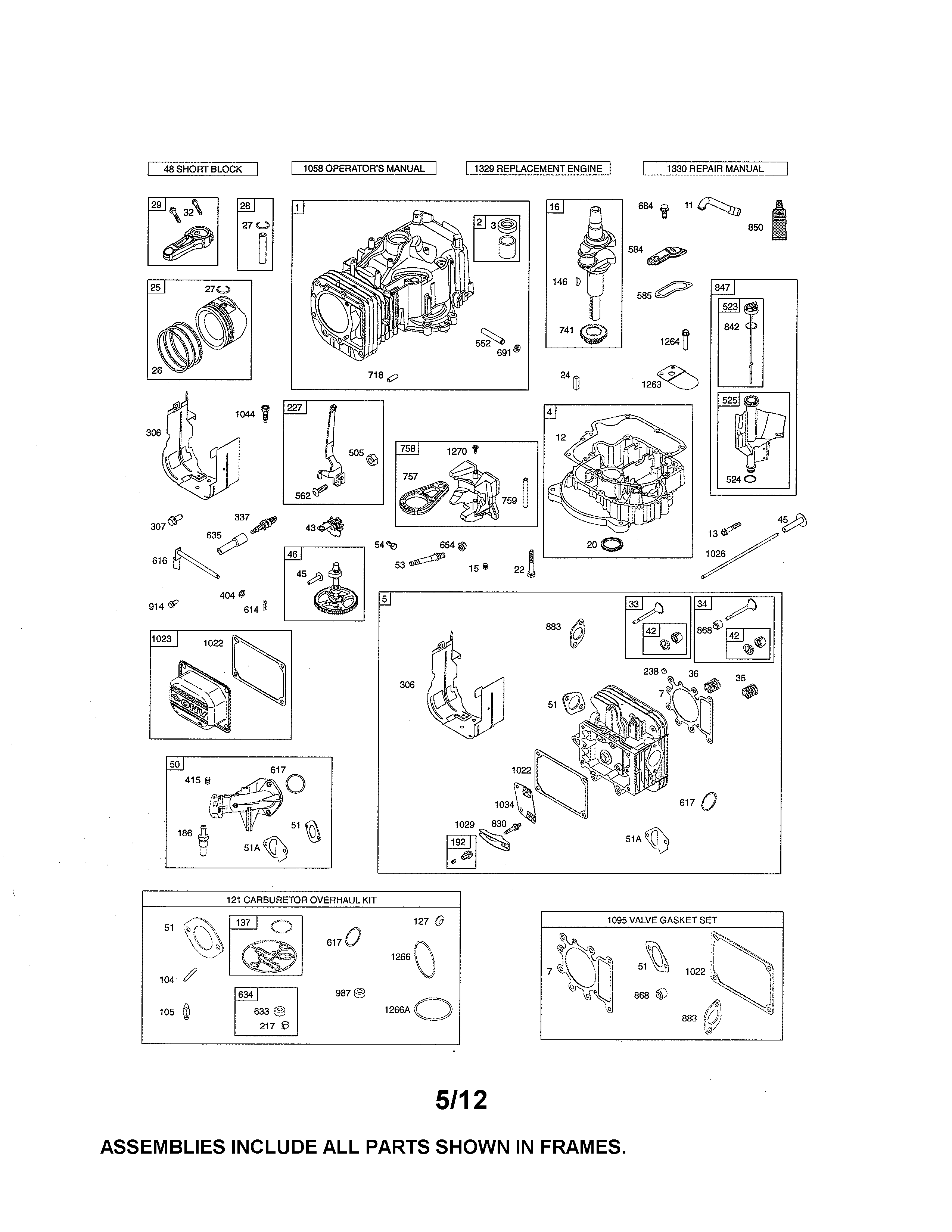 Craftsman 917280151 cylinder/sump/crankshaft diagram