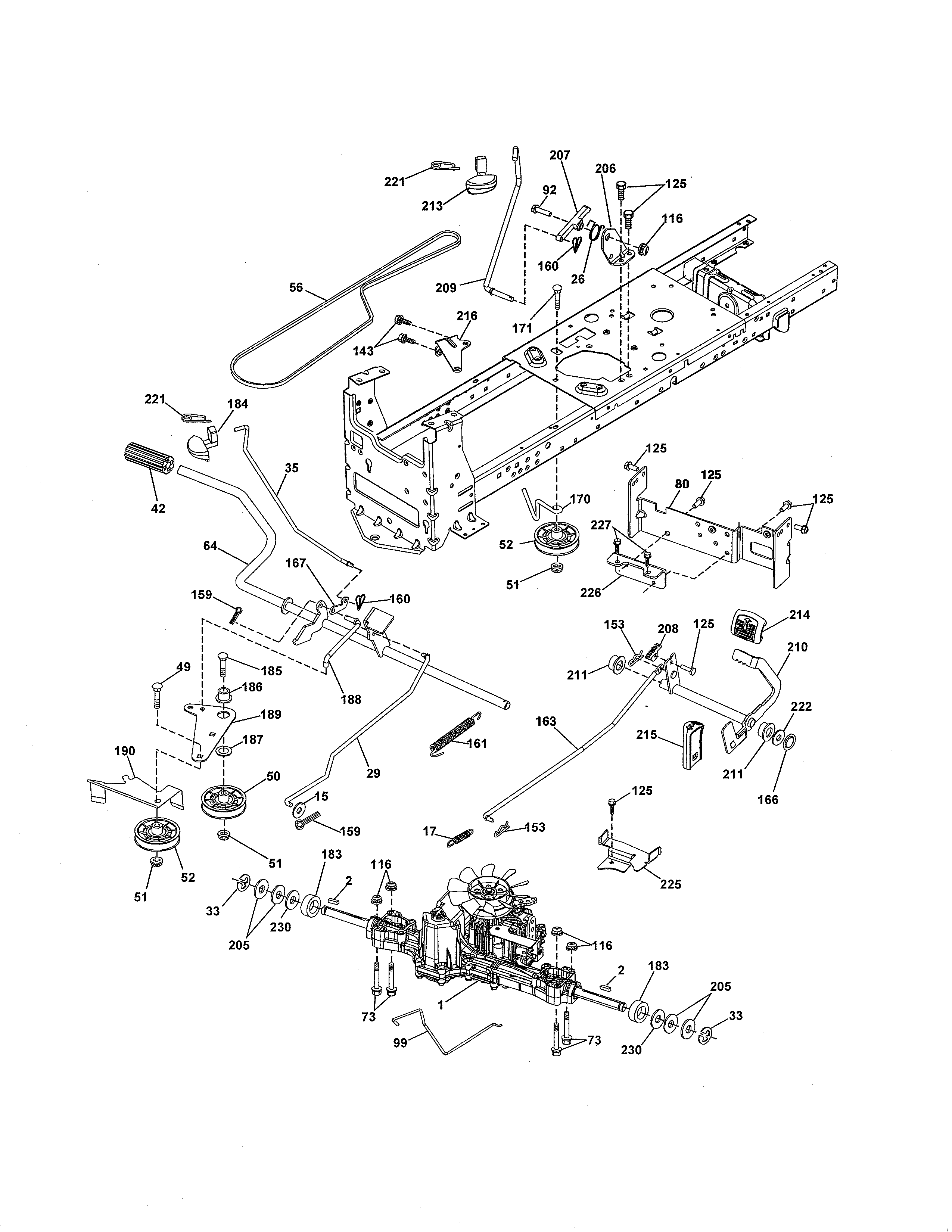 Craftsman 917288161 drive diagram