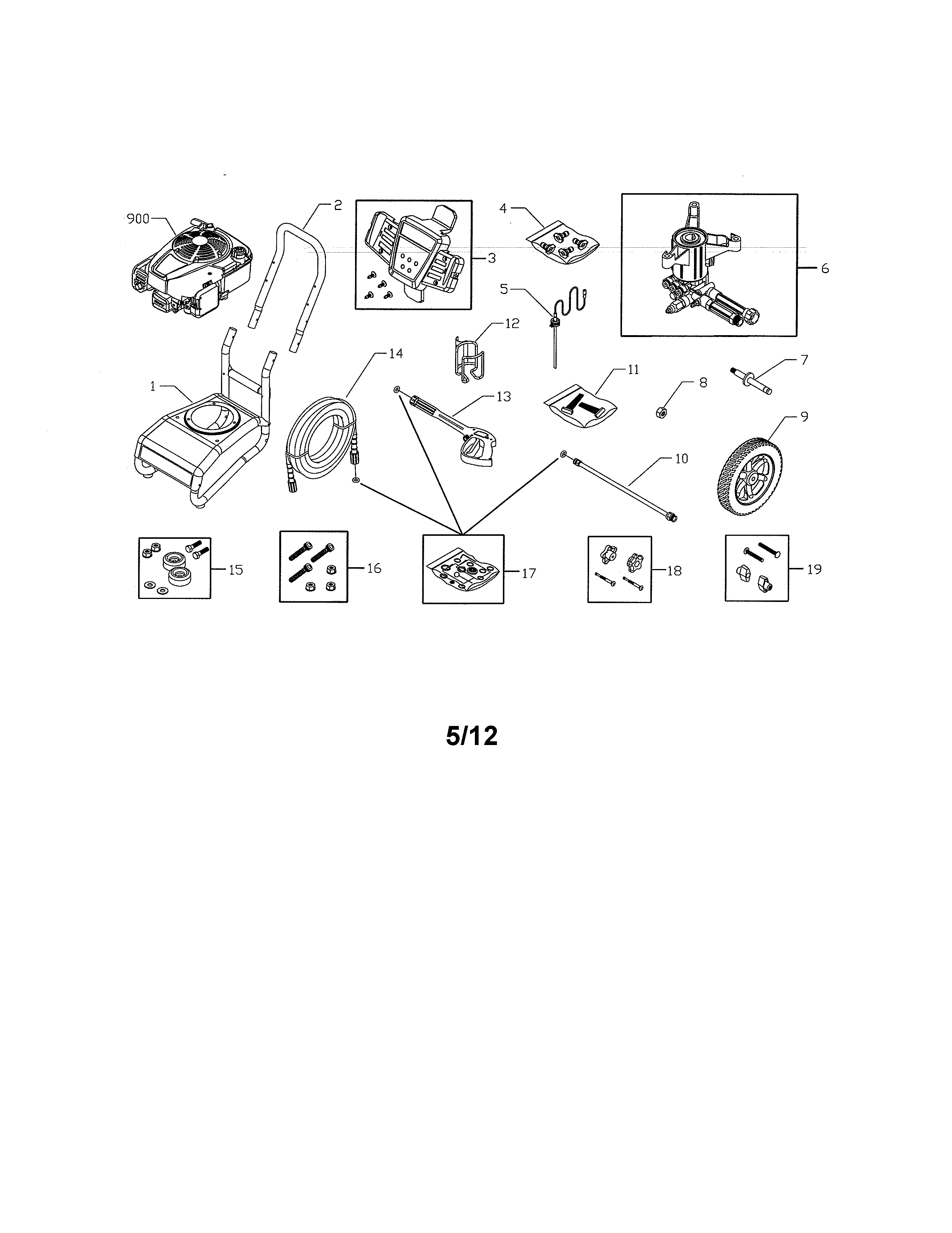 Craftsman 580752920 main unit diagram