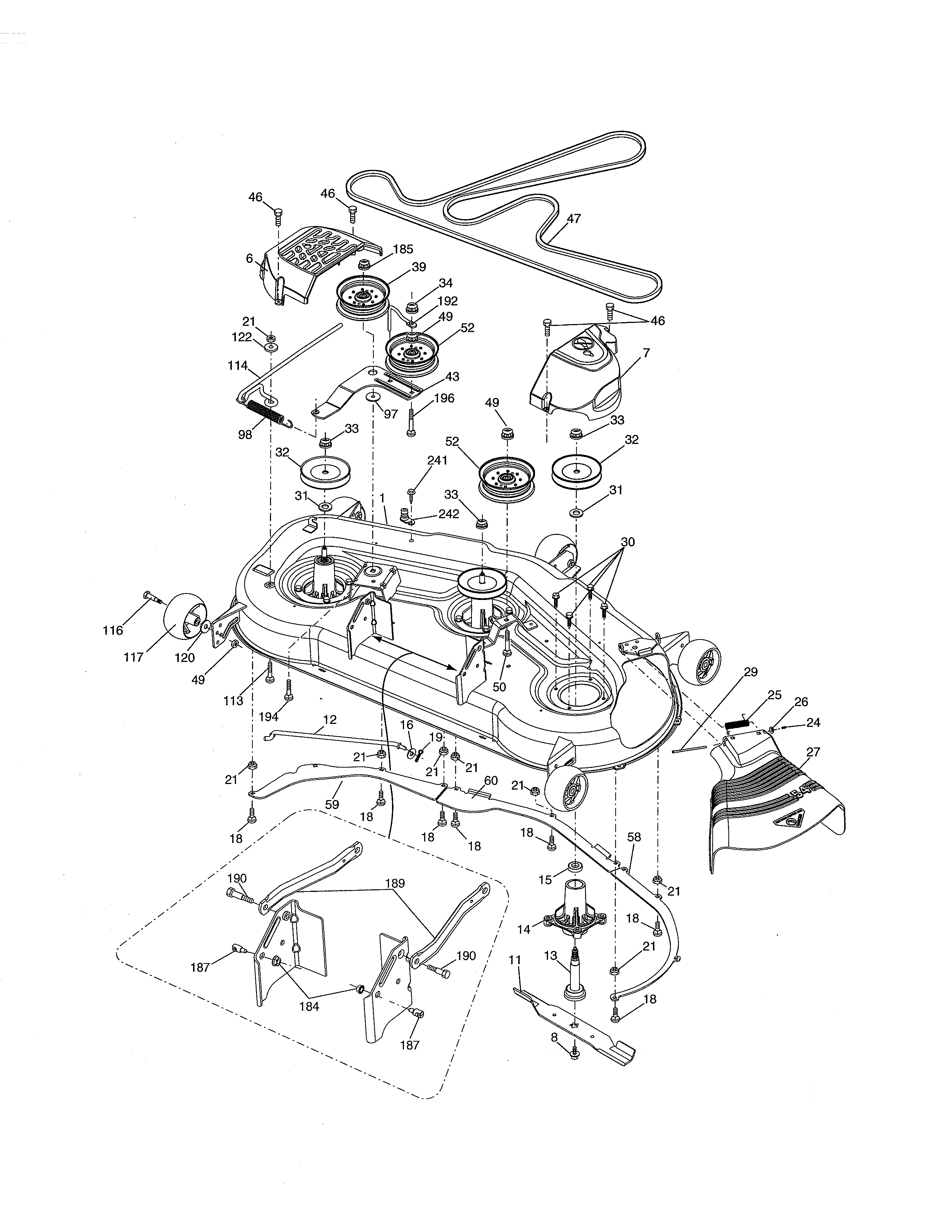 Craftsman 917288040 mower diagram