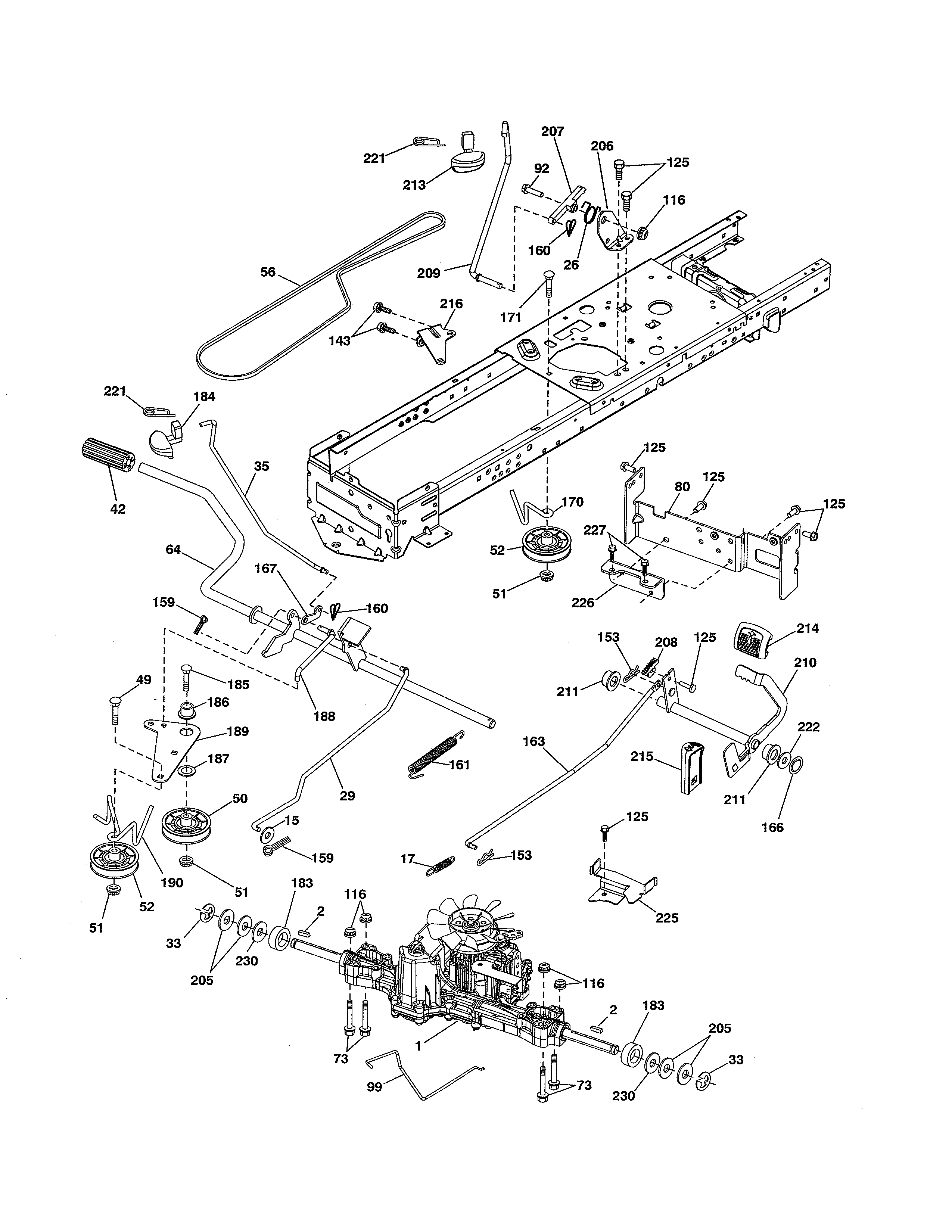 Craftsman 917288160 drive diagram
