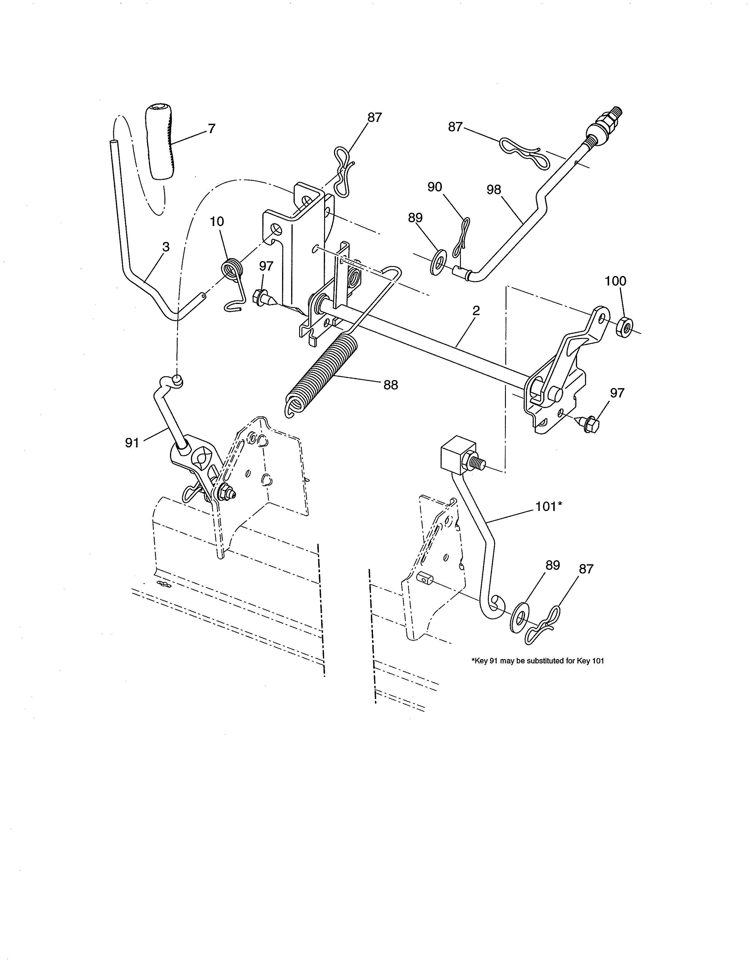 Craftsman 917288570 lift diagram