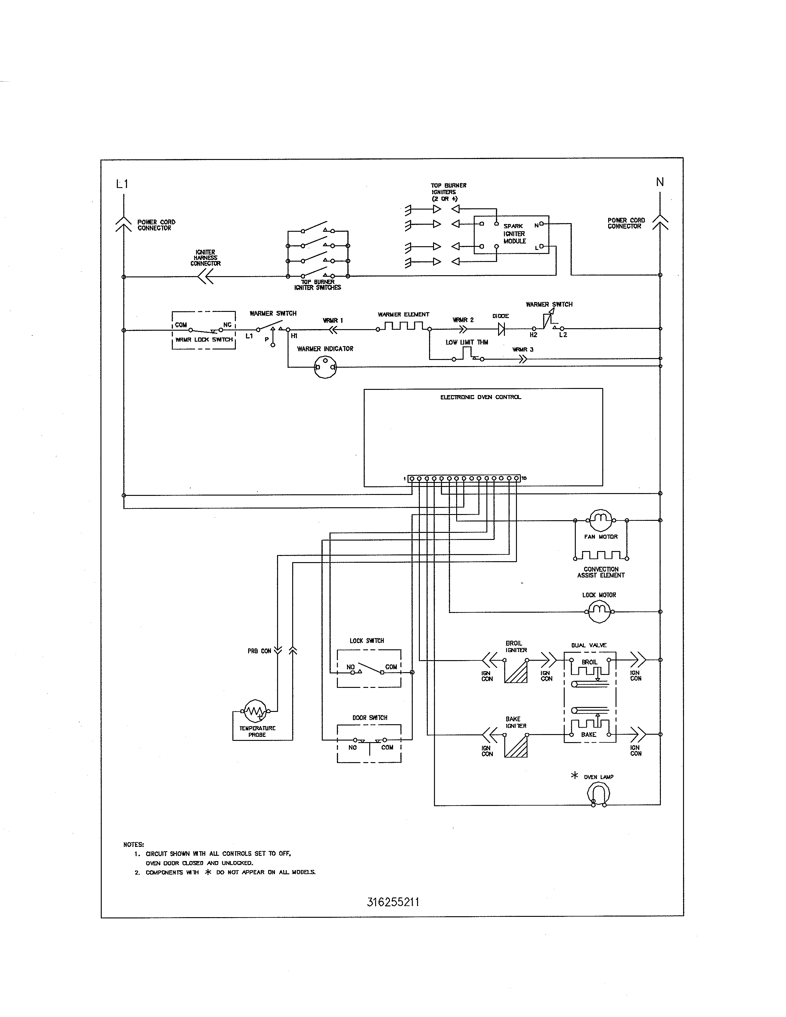 Kenmore 79075924300 wiring schematic diagram