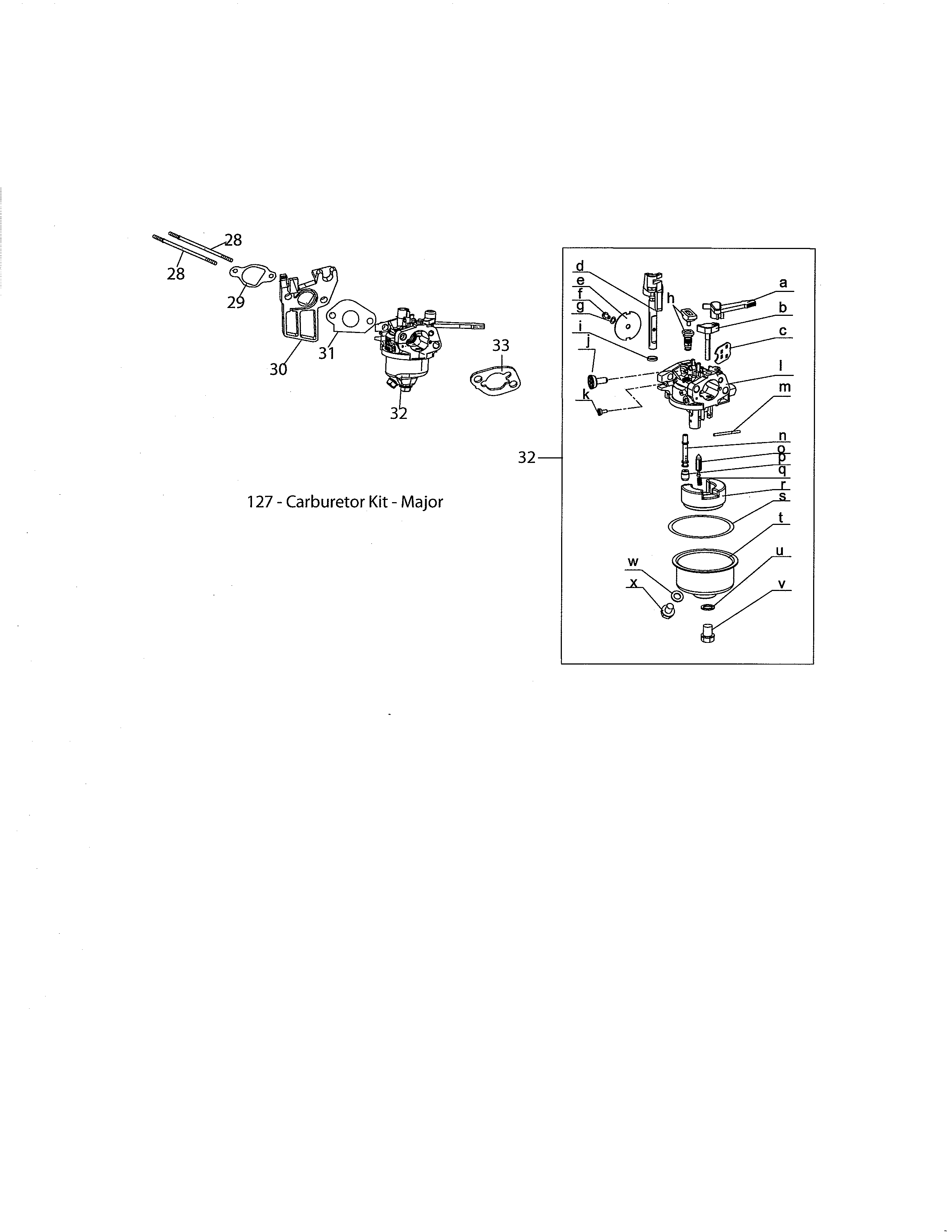 MTD 21A-34M8799 carburetor diagram