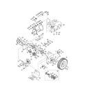 Craftsman 247883960 gears/engine/wheel diagram
