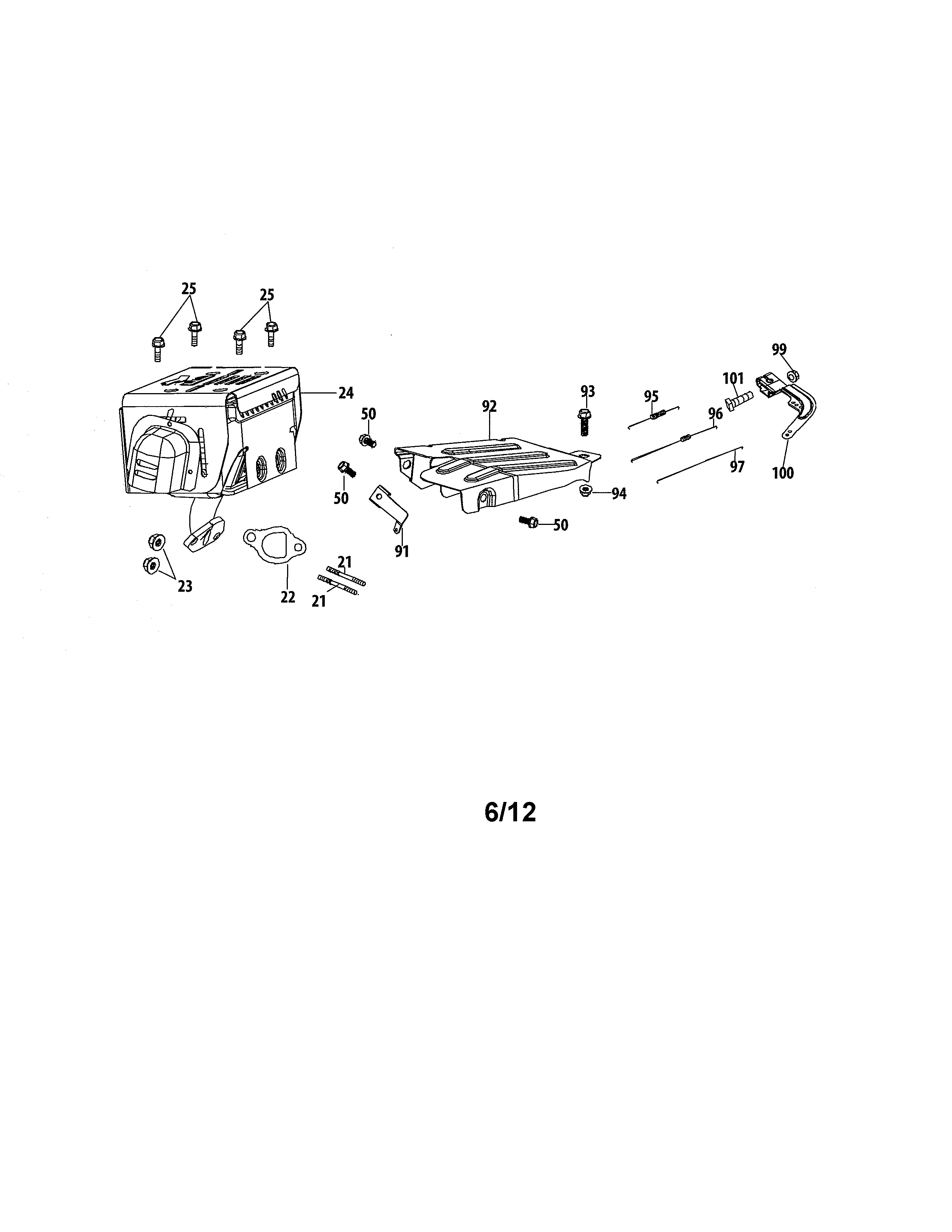 Craftsman 247887821 muffler diagram