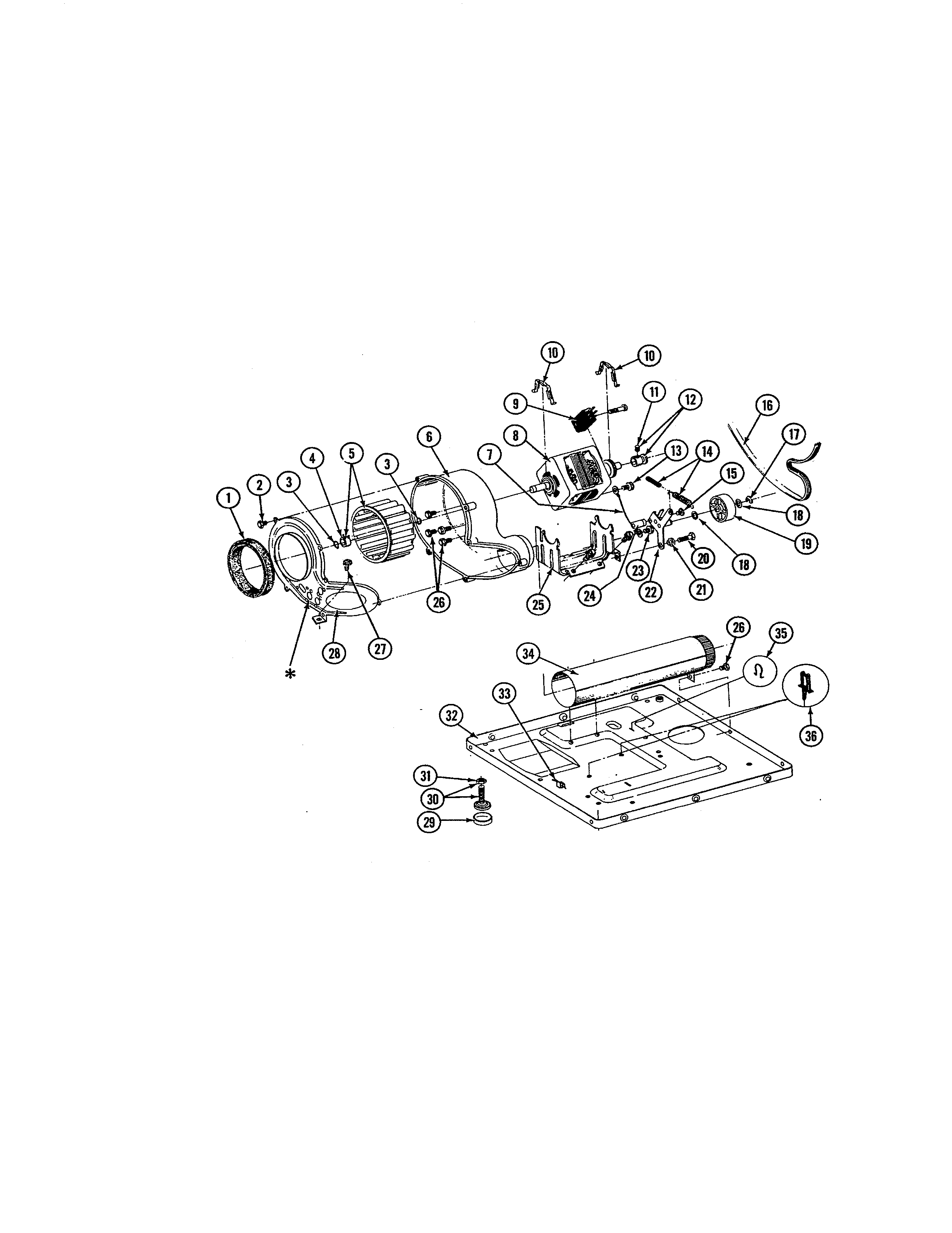 Maytag LDG8200ABW motor drive diagram