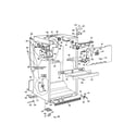 Kenmore 3639611513 cabinet parts diagram