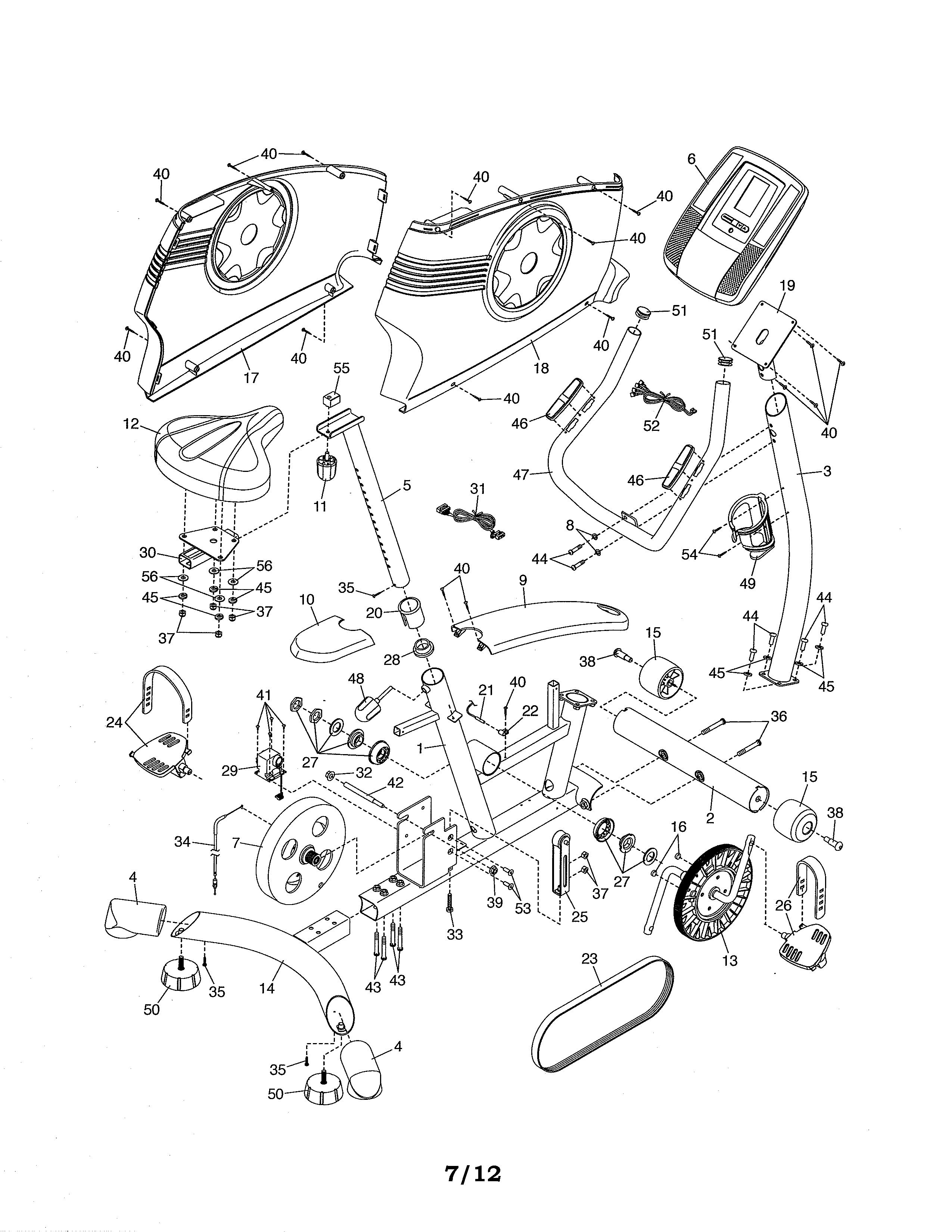 Proform 831219413 cycle diagram