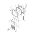 Kenmore Elite 79078303013 door diagram