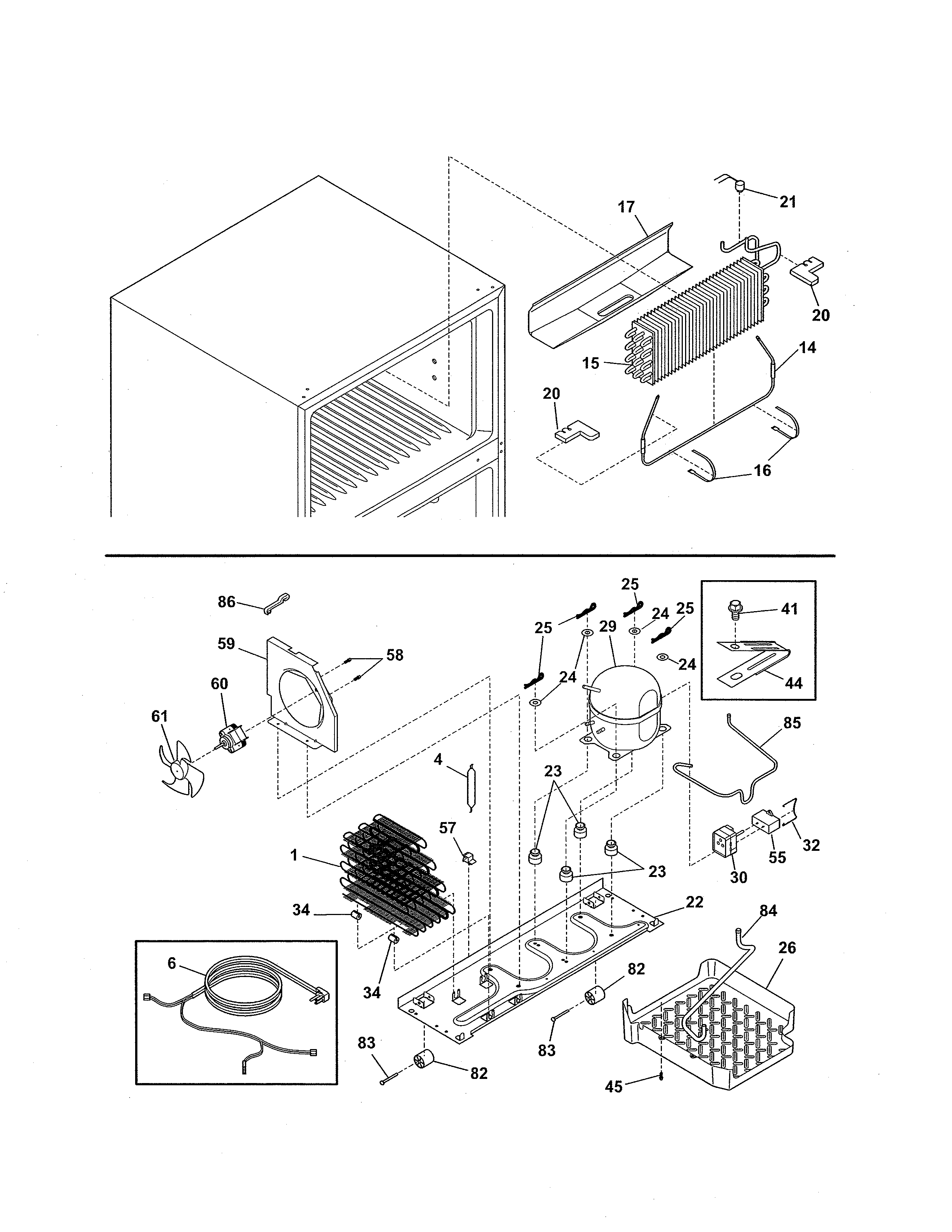 Kenmore 25361552016 system diagram