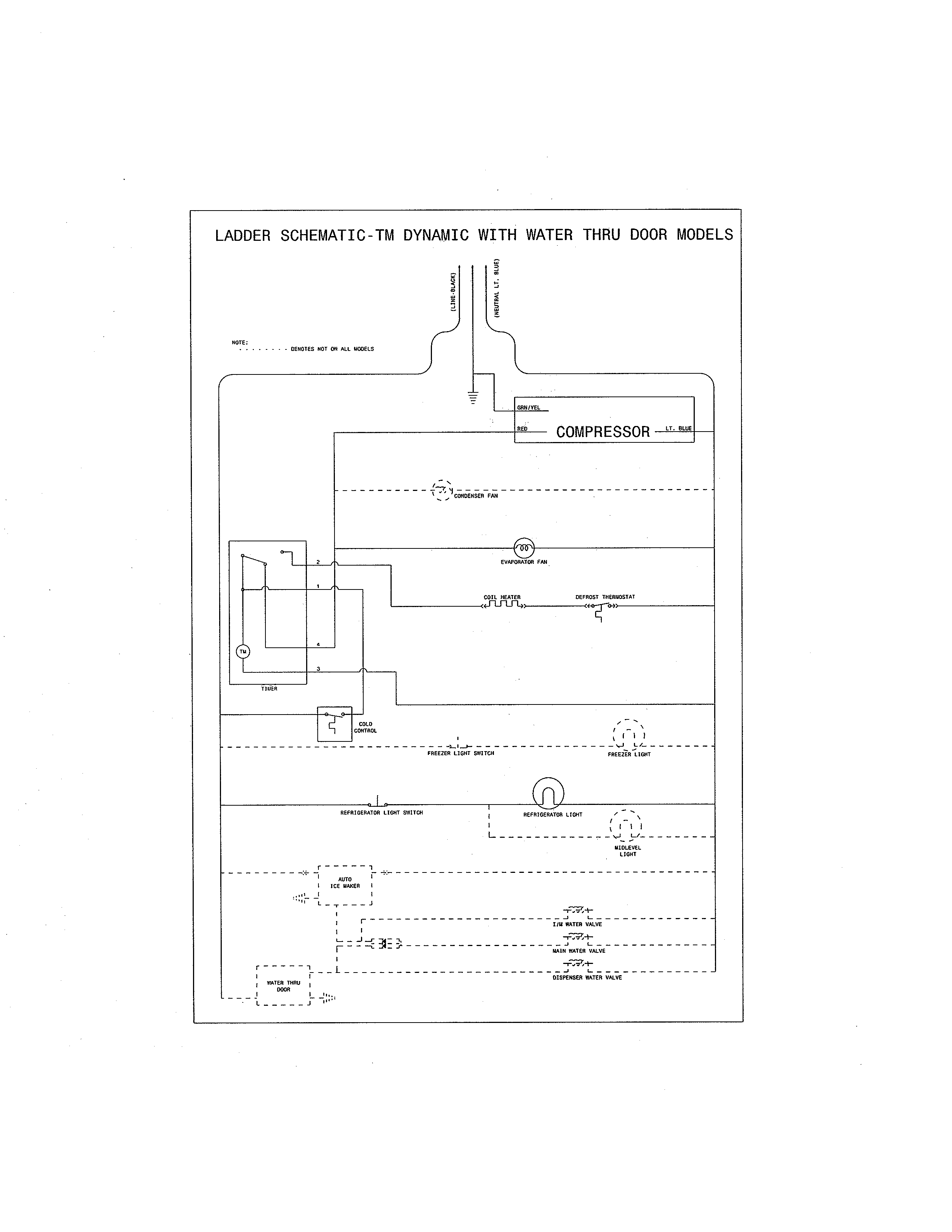 Kenmore 25361552016 wiring schematic diagram