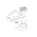 Kohler XT149-0311-ED blower housing/baffles diagram