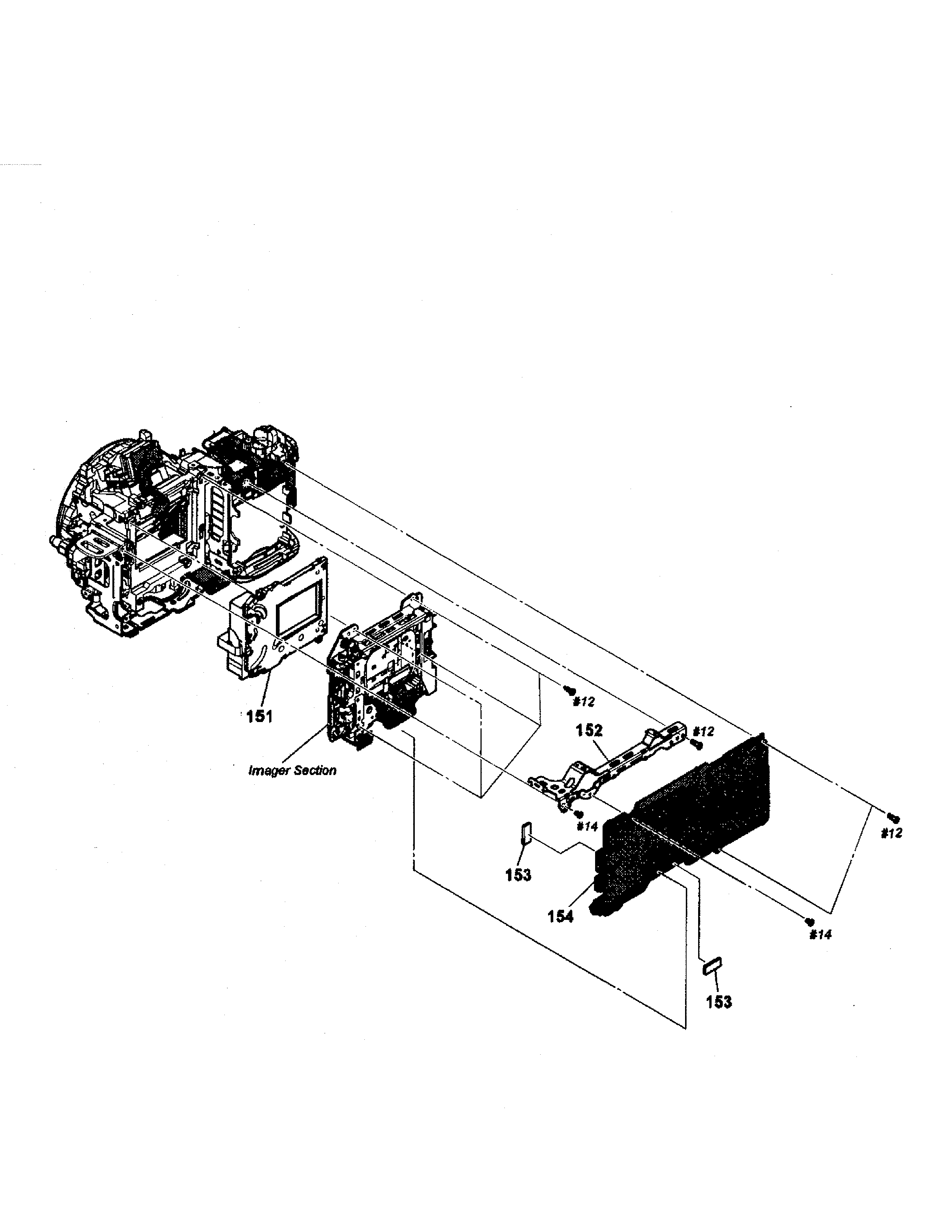 Sony SLT-A37M main board section diagram
