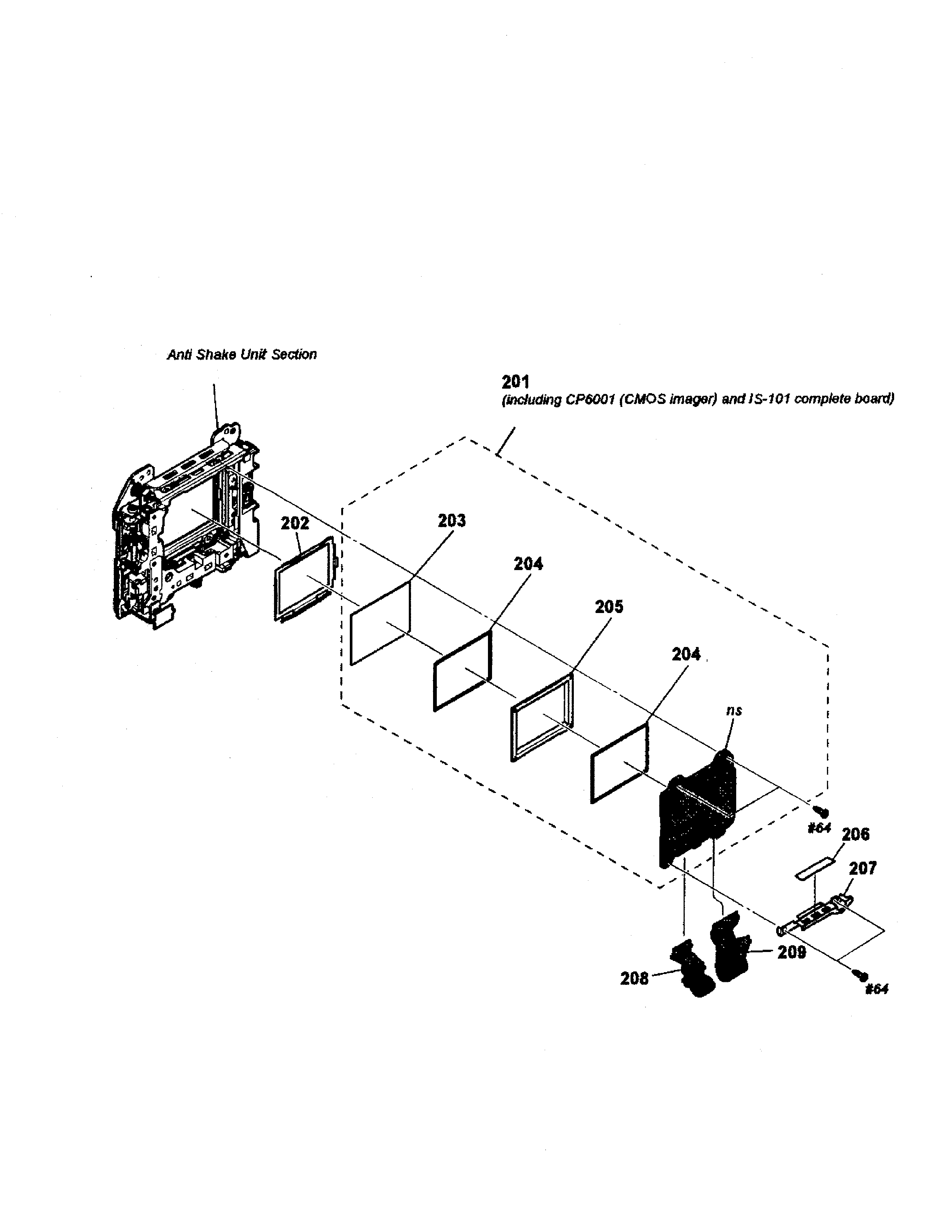 Sony SLT-A37M imager section diagram