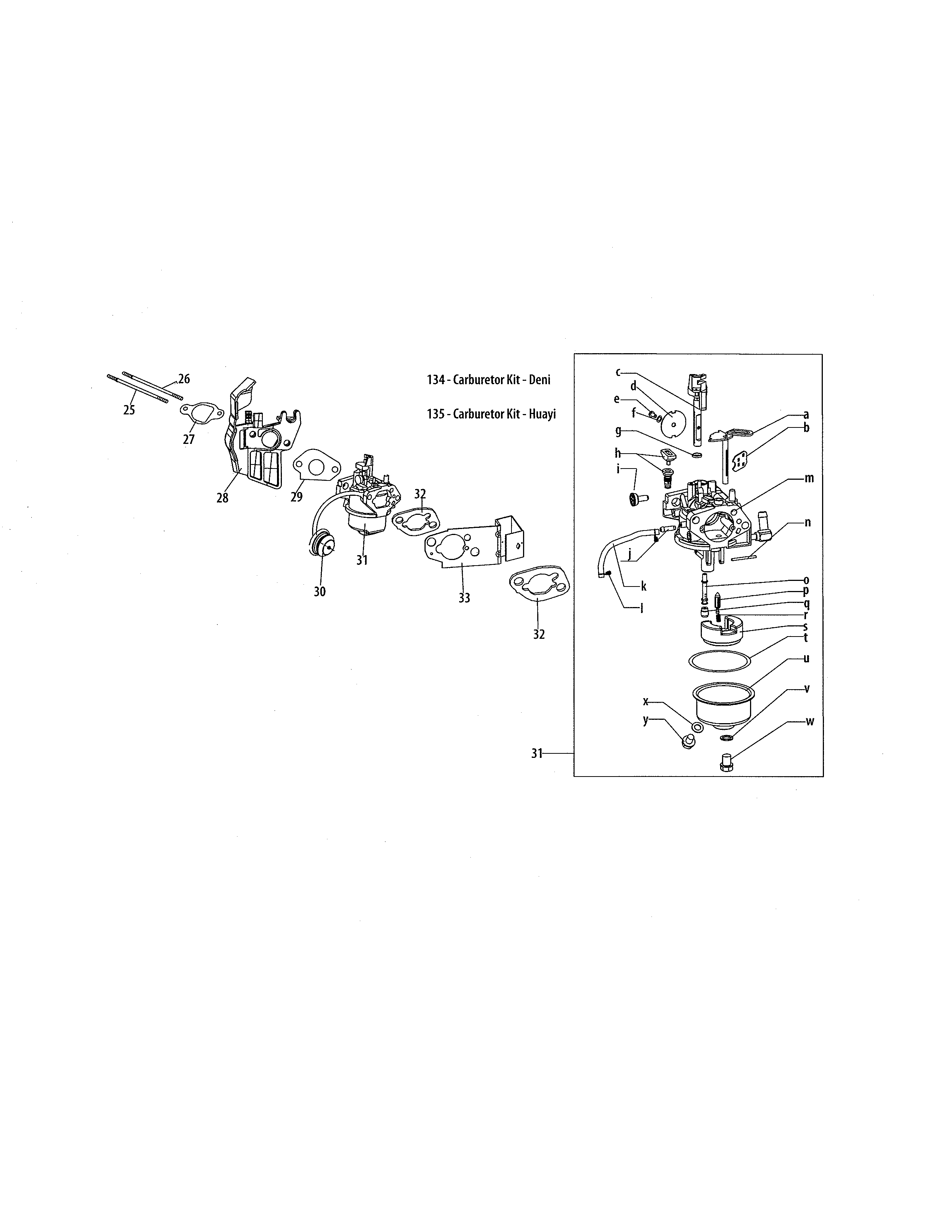 MTD 31AS63TF799 carburetor diagram