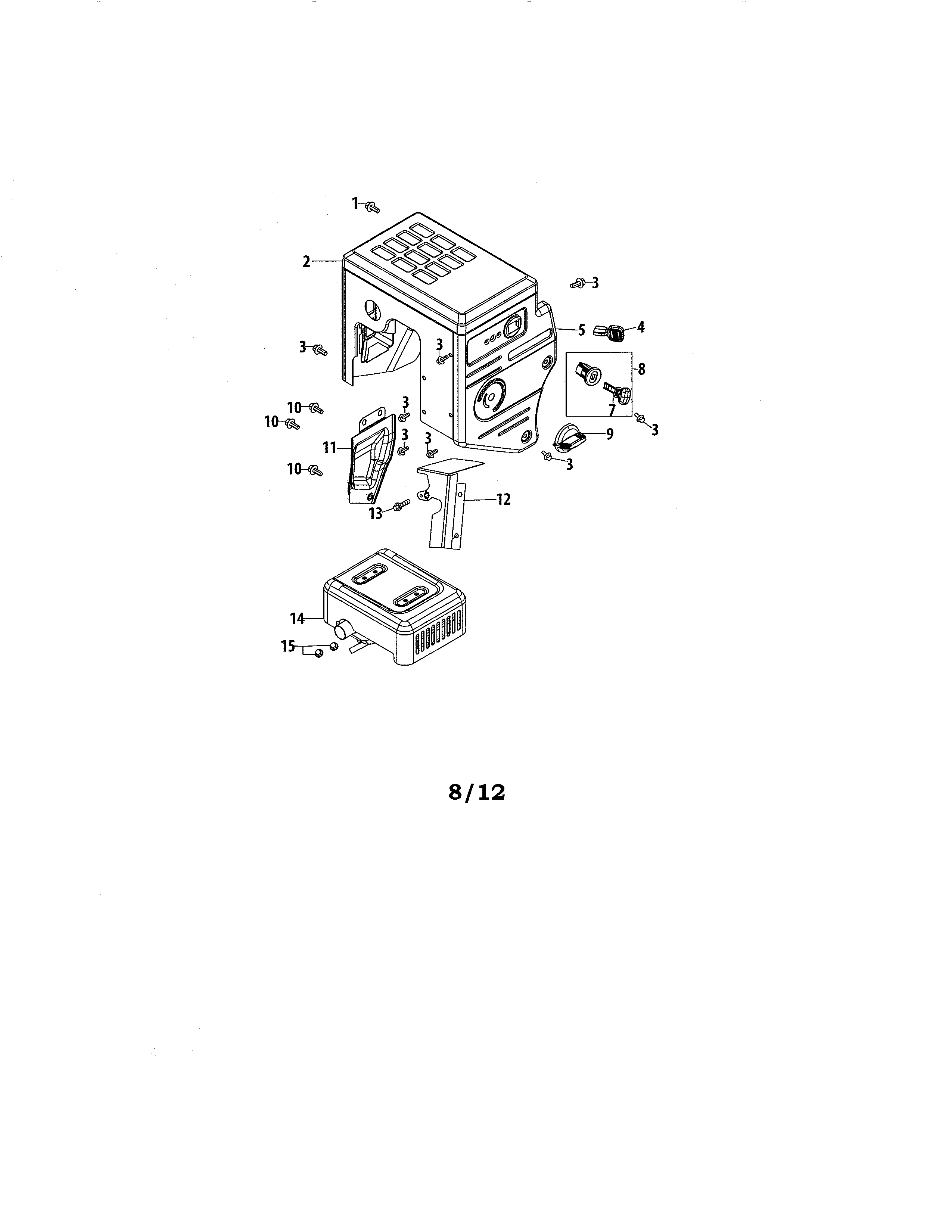 Craftsman 247883951 muffler diagram