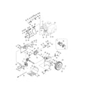 Craftsman 247985360 engine/wheel/gear diagram