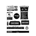 Craftsman 247985390 decals diagram