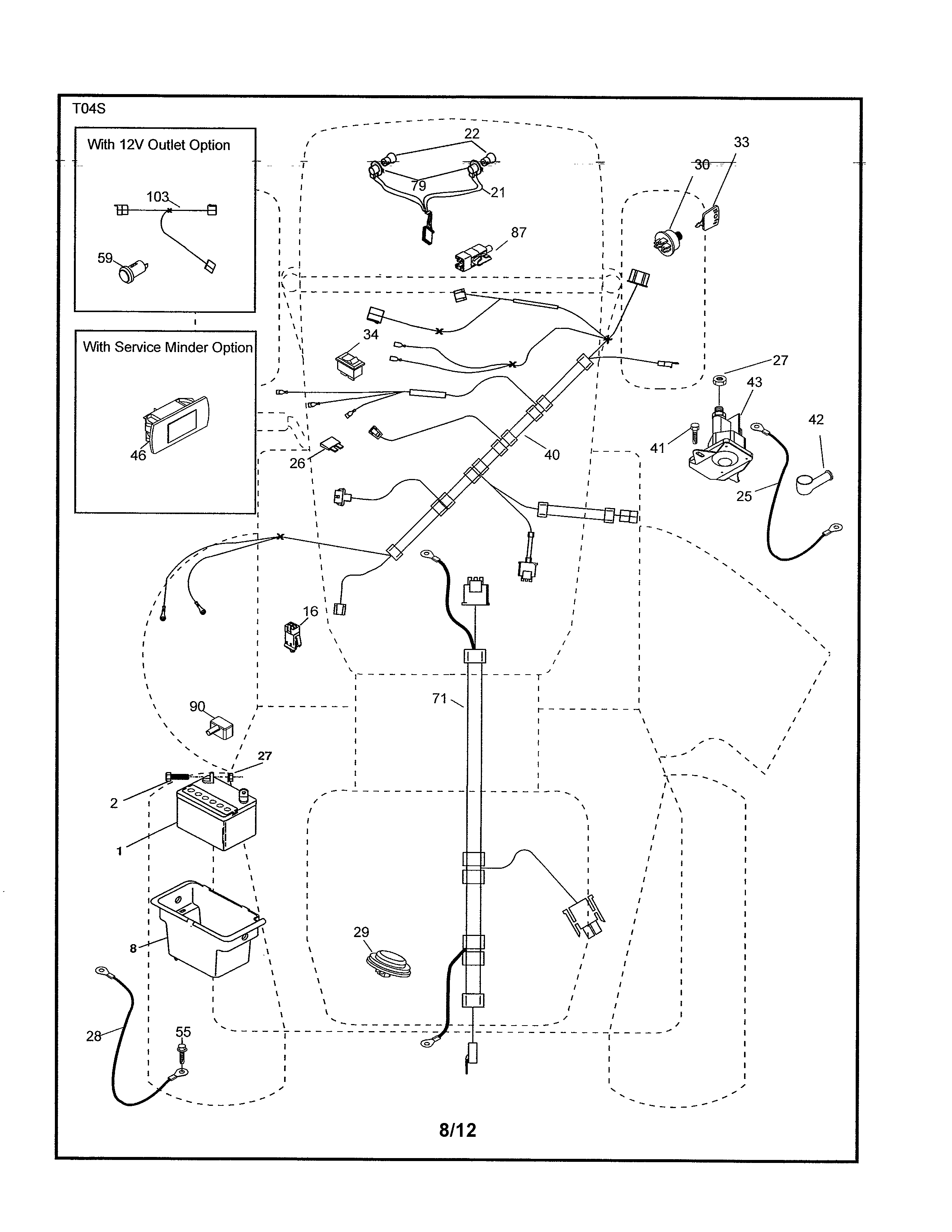 Poulan 96042005900 electrical diagram