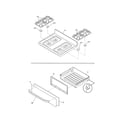 Frigidaire FFGF3051LSG top/drawer diagram