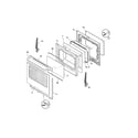 Frigidaire FFGF3051LSG door diagram