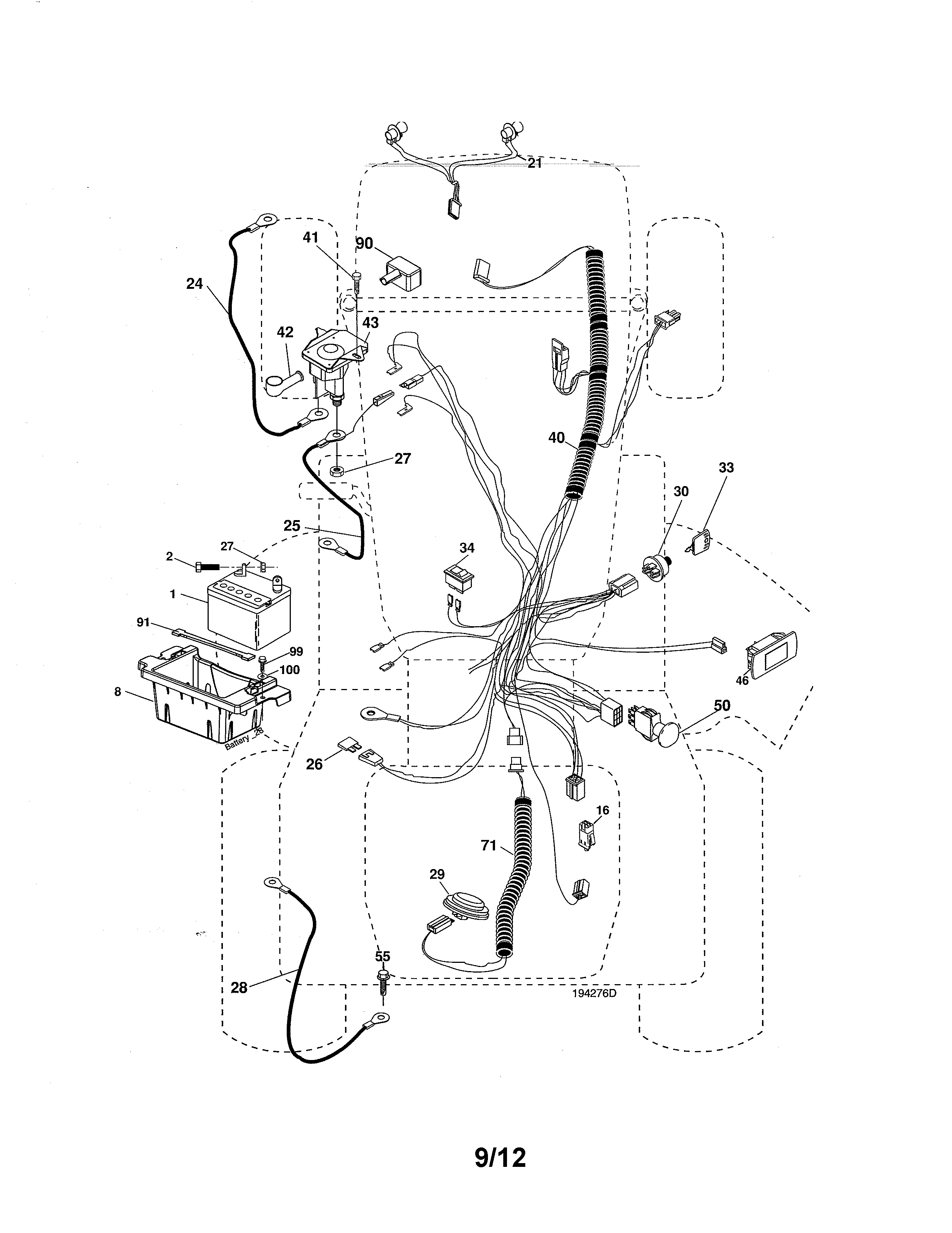 Craftsman 917276700 electrical diagram