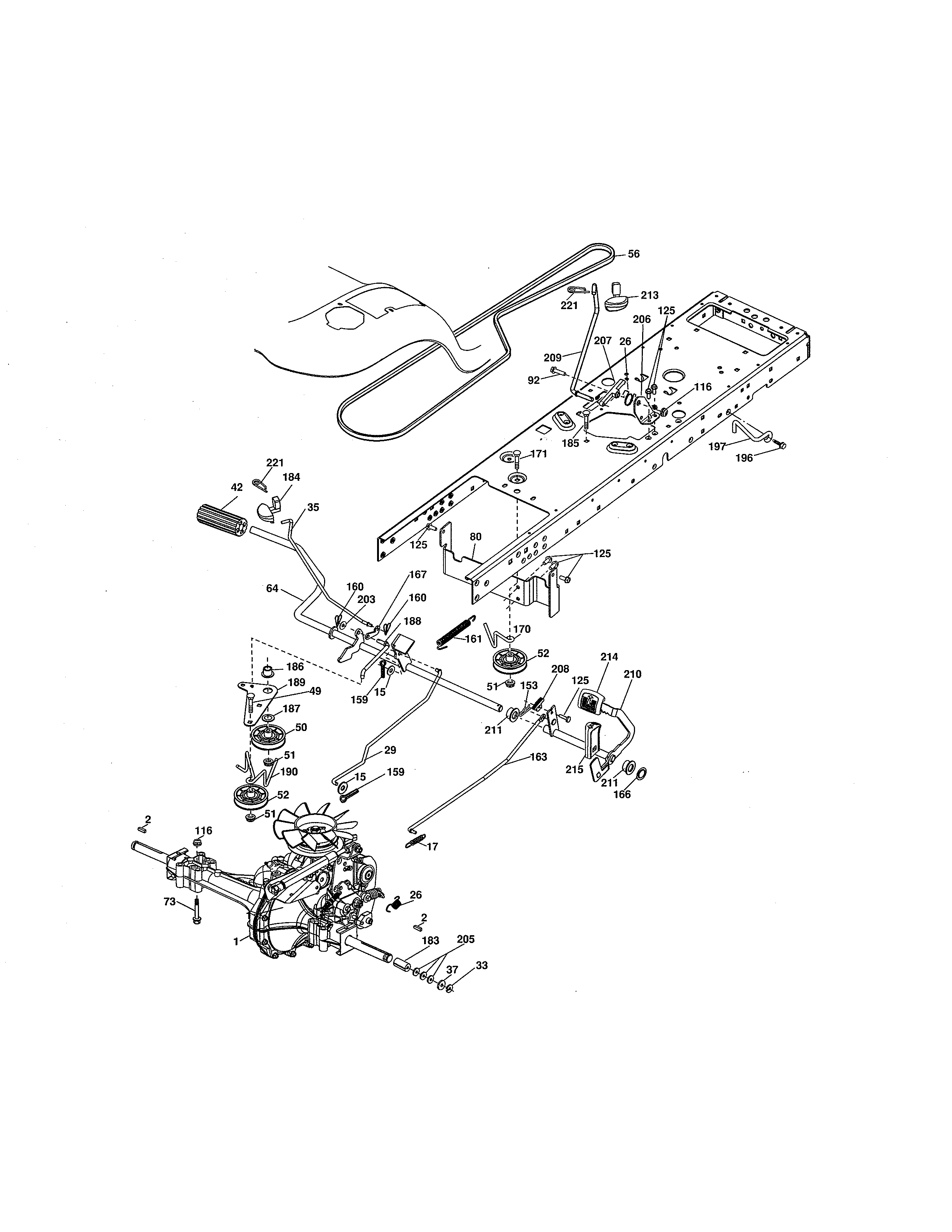 Craftsman 917276700 ground drive diagram