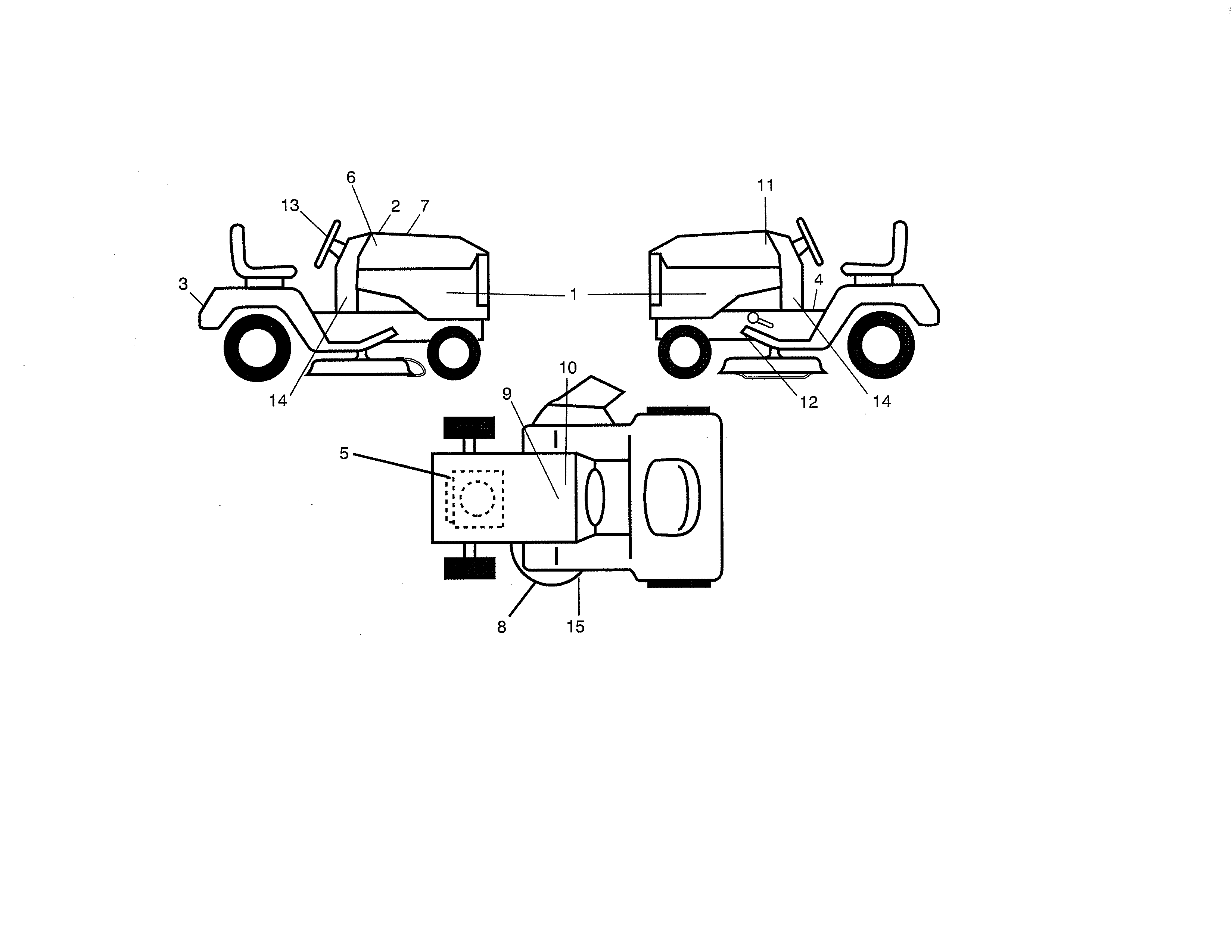 Craftsman 917276700 decals diagram