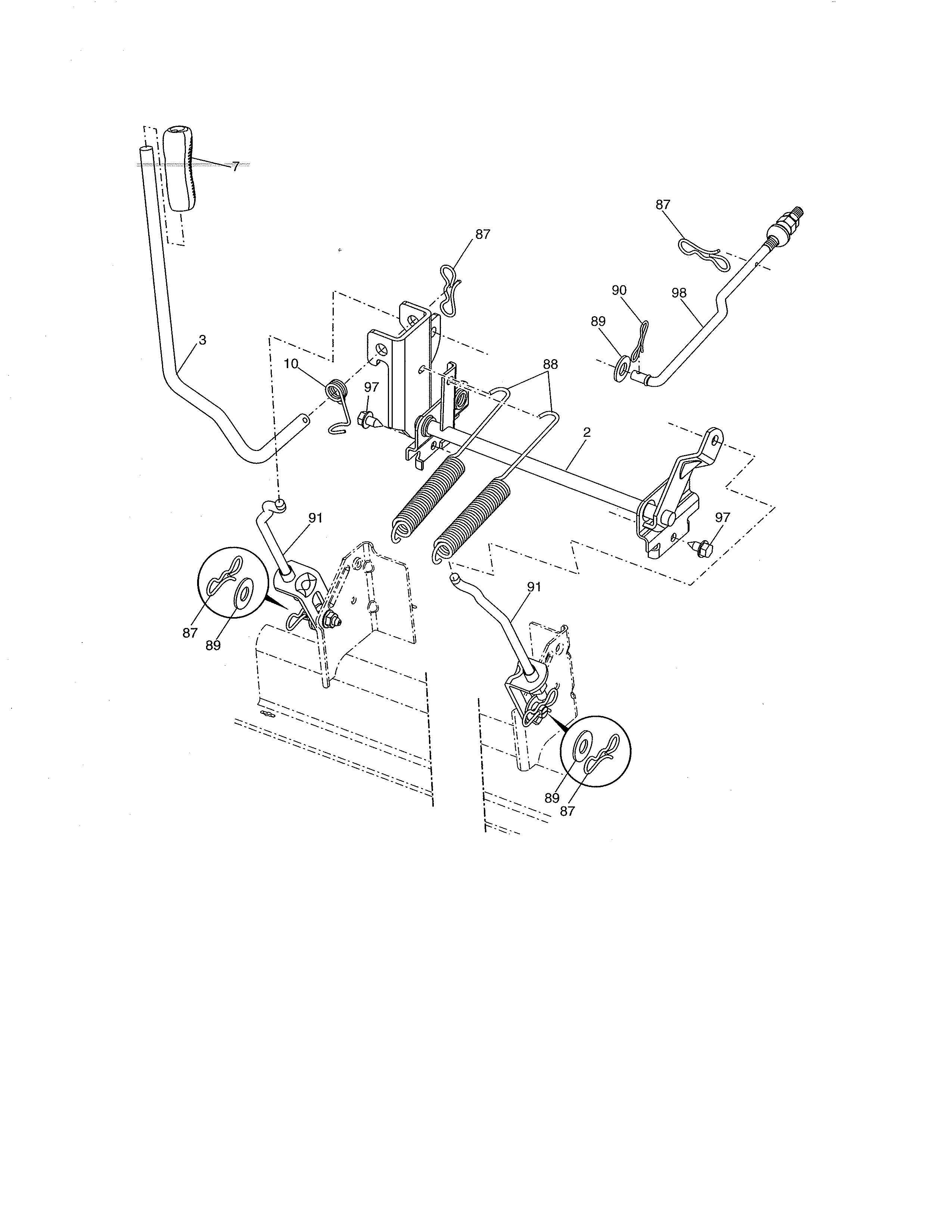 Craftsman 917288480 lift diagram