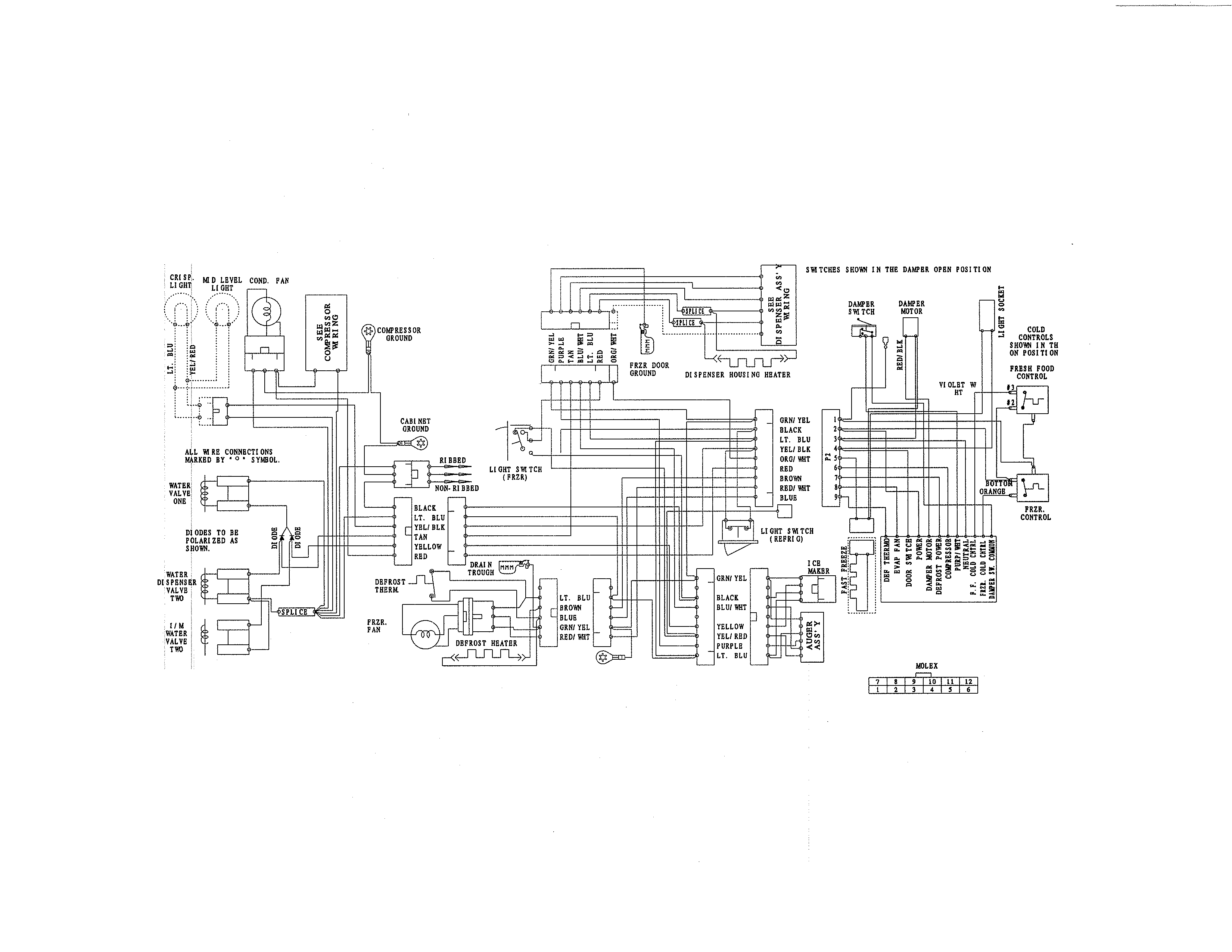 Frigidaire FRS3R5EMBC wiring diagram diagram