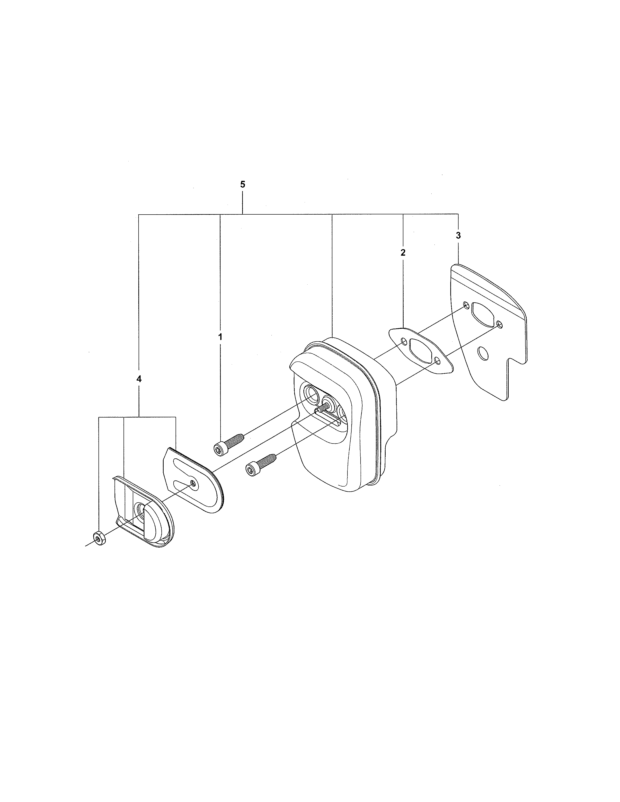 McCulloch 967027501 muffler diagram