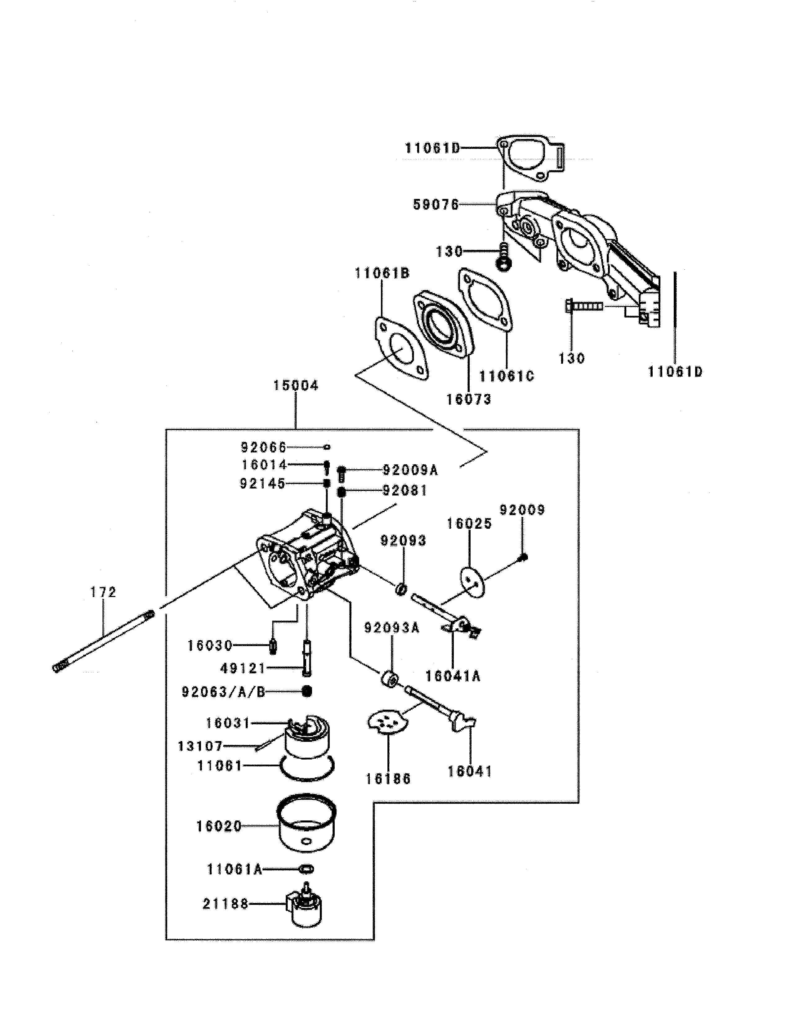 Husqvarna LGT24K54/240471 carburetor diagram