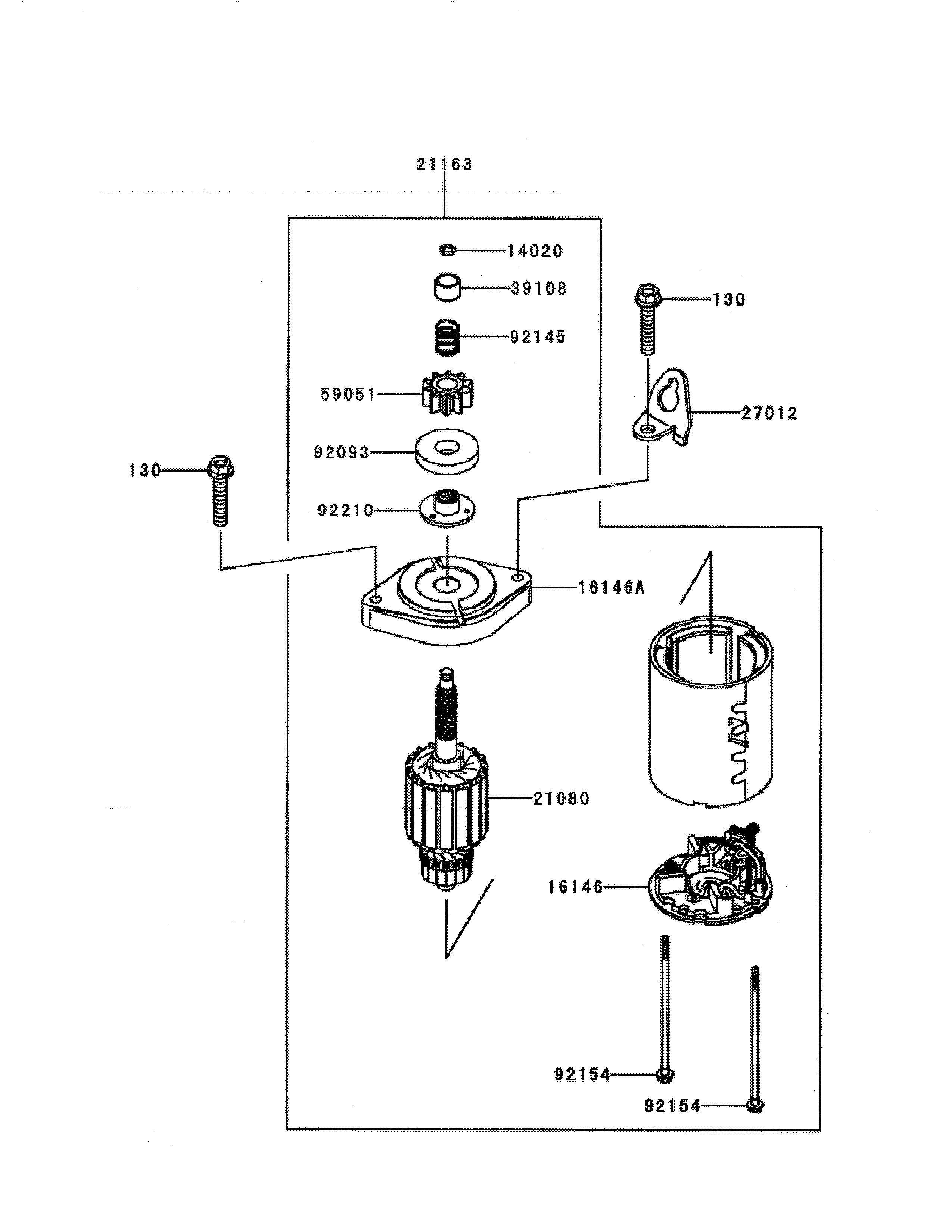 Husqvarna LGT24K54/240471 starter diagram
